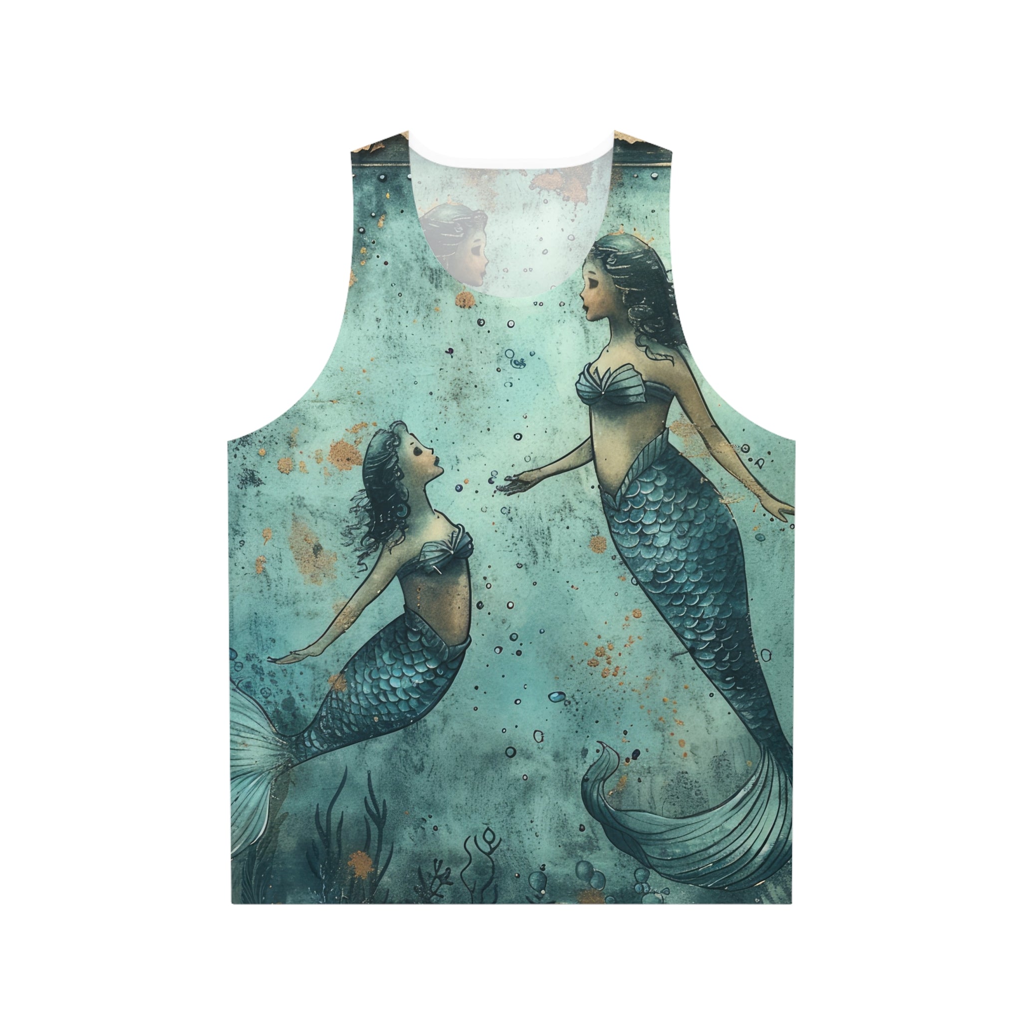 Enchanting Mermaid Tank Top - Ocean-Inspired Summer Apparel
