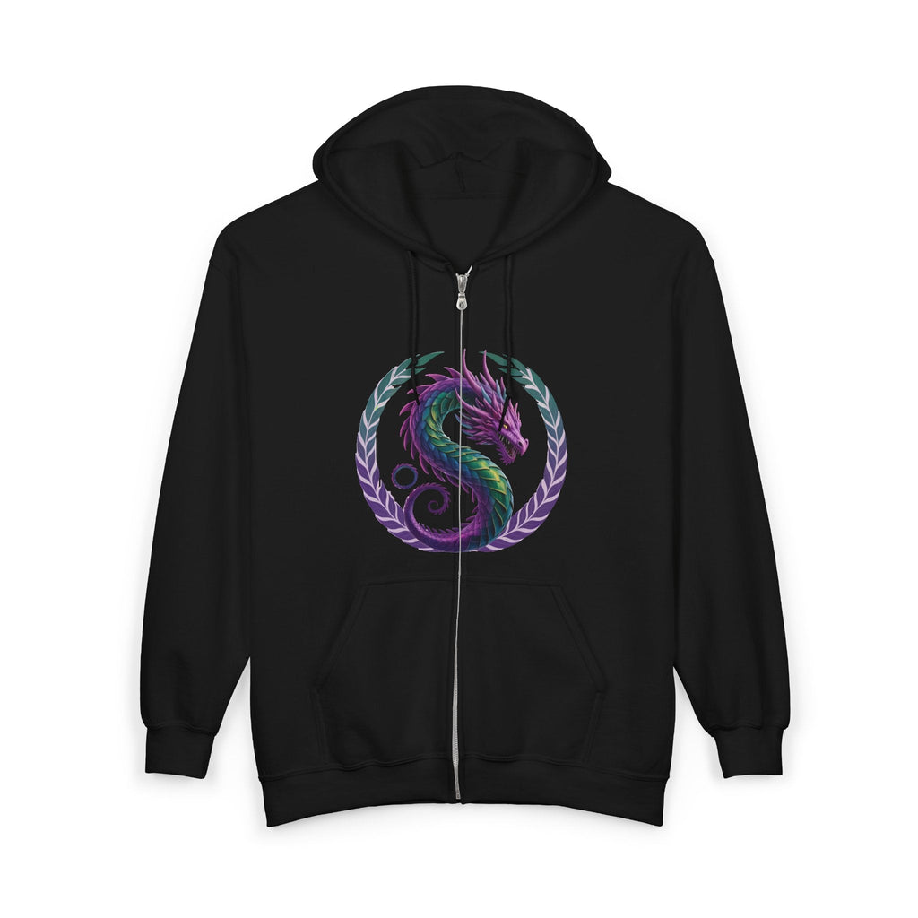 Dragon's Heart - Unisex Heavy Blend™ Full Zip Hooded Sweatshirt