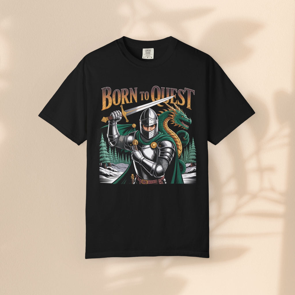Born To Quest-Themed Unisex T-shirt, Adventure Shirt, Gamer Apparel, RPG Clothing, Fantasy Graphic Tee, Perfect Gift for Quest Lovers