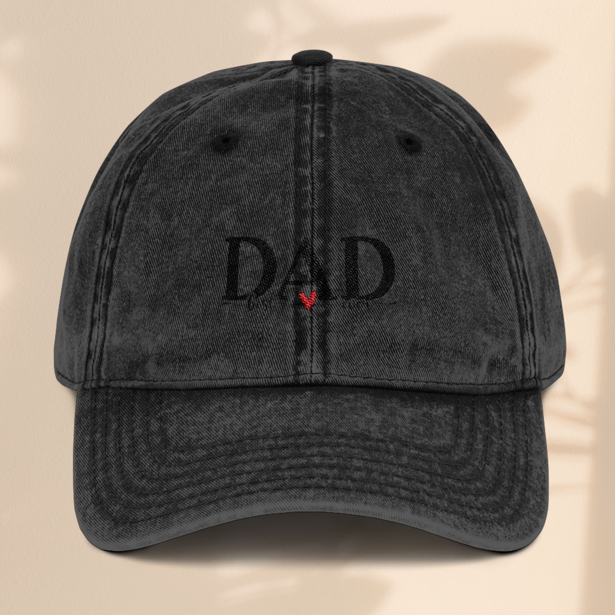 Best Dad Ever Vintage Cap (Embroidery)