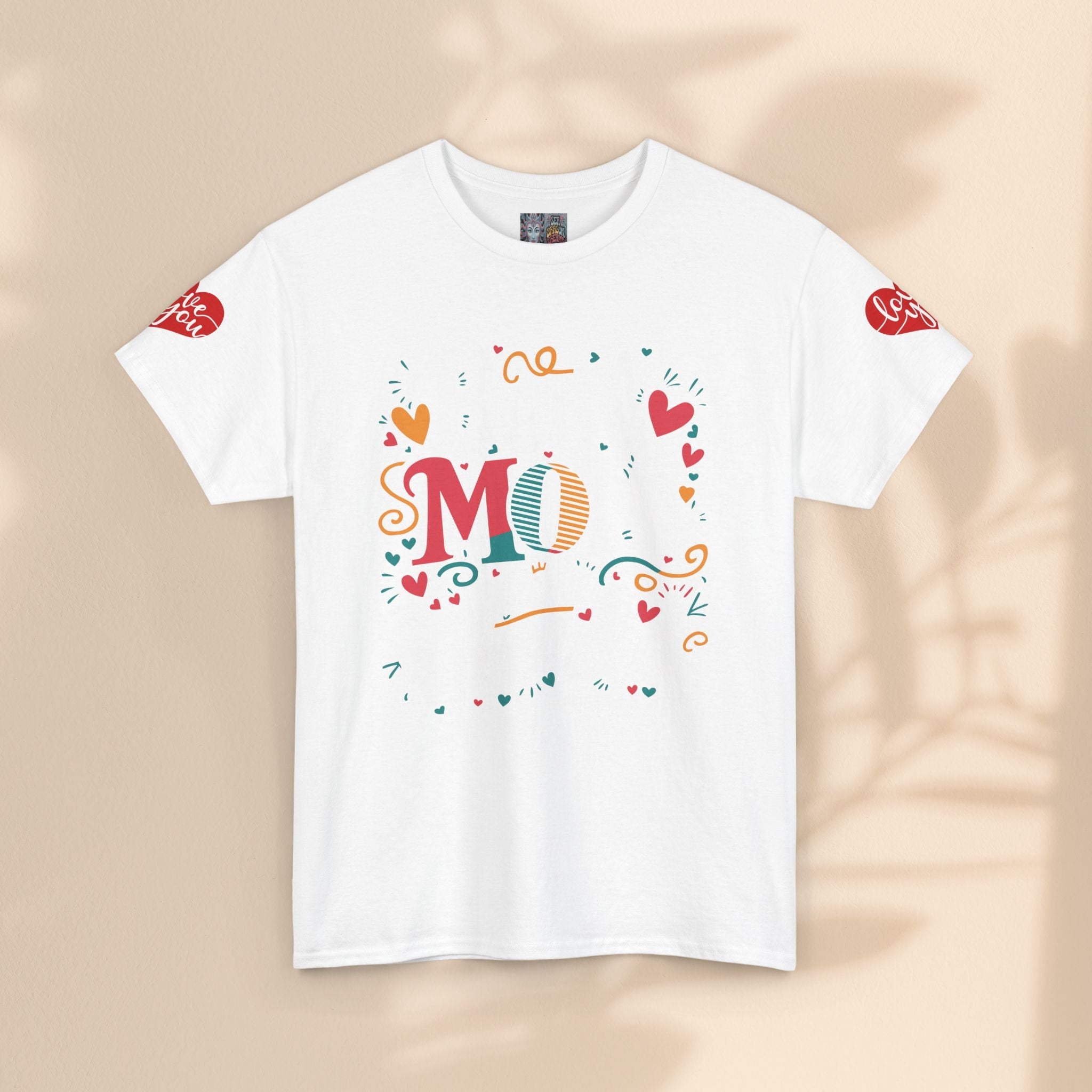 Colorful Unisex Heavy Cotton Tee - Best Mom In The World for Mother's Day gift