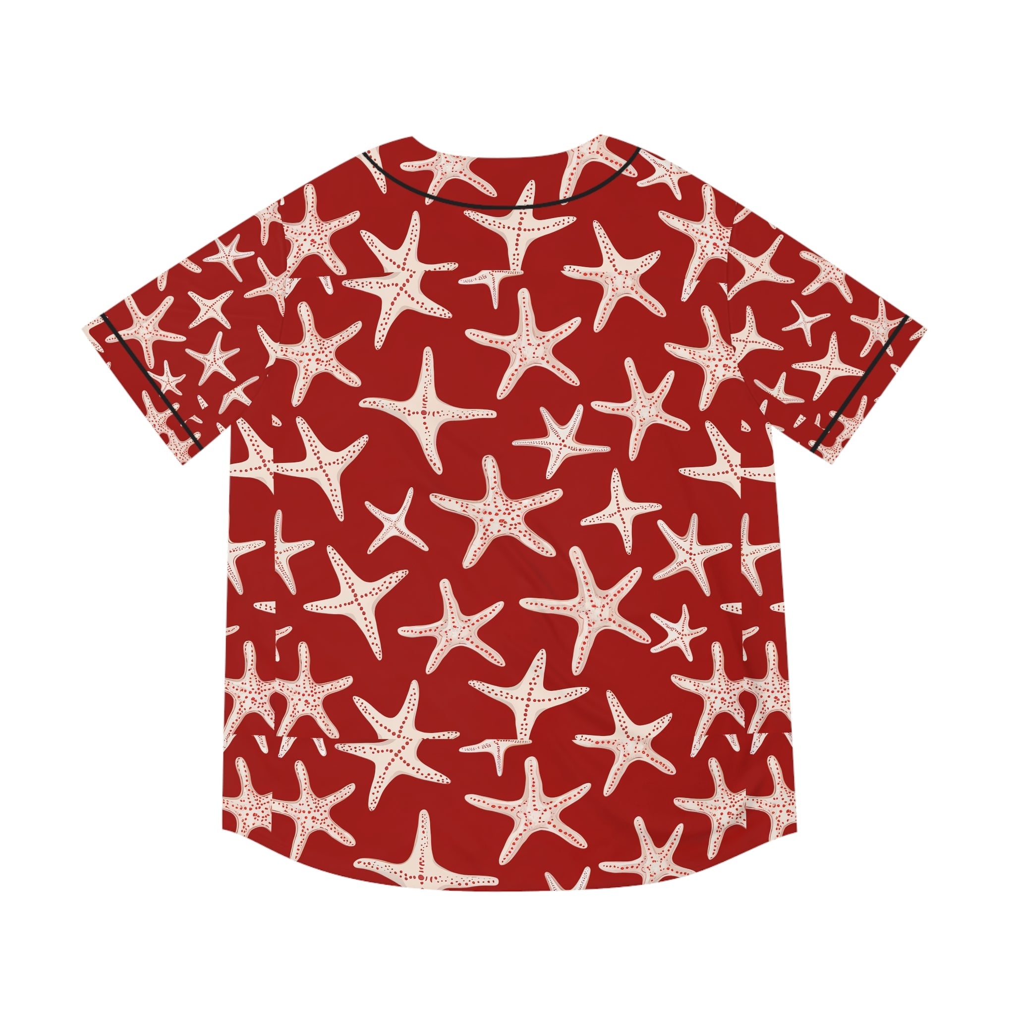 Men's Baseball Jersey  - Red Stars