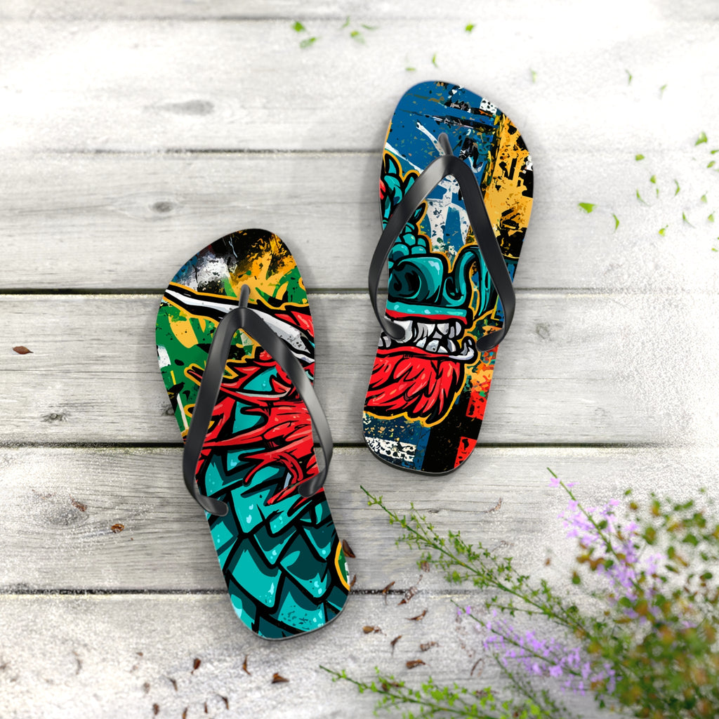 Street Dragon Flip Flops – Urban Dragon Beach Sandals