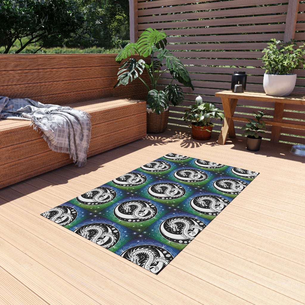 Bohemian Dragon Outdoor Rug