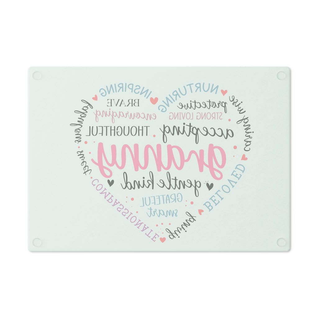 Heartfelt Granny Cutting Board - Inspirational Gift for Grandmothers