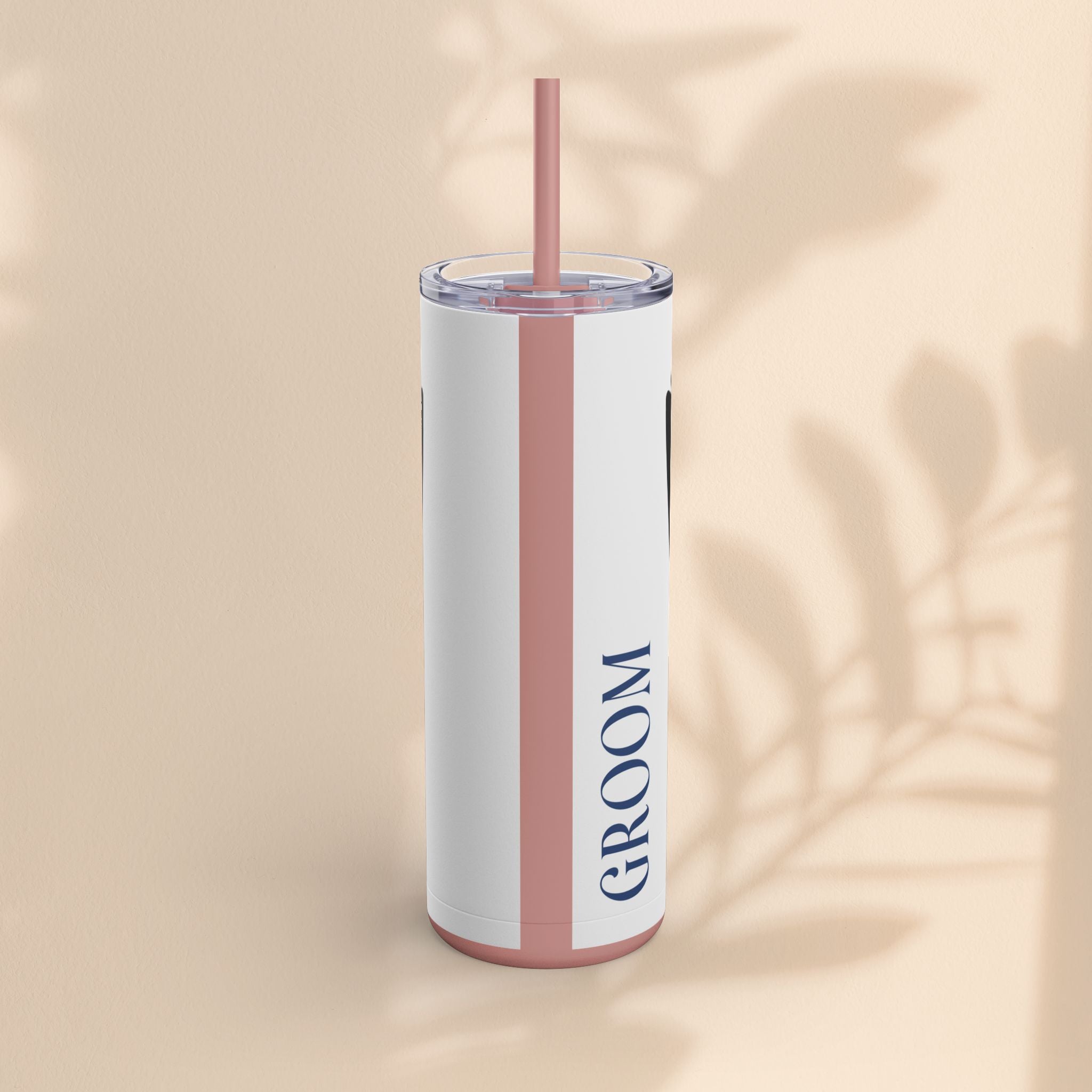 Groom Tuxedo Tumbler, Stylish Groom Tumbler for Weddings, Bachelor Parties, and Gifts, 20oz Matte Skinny Cup, Wedding Party Favor