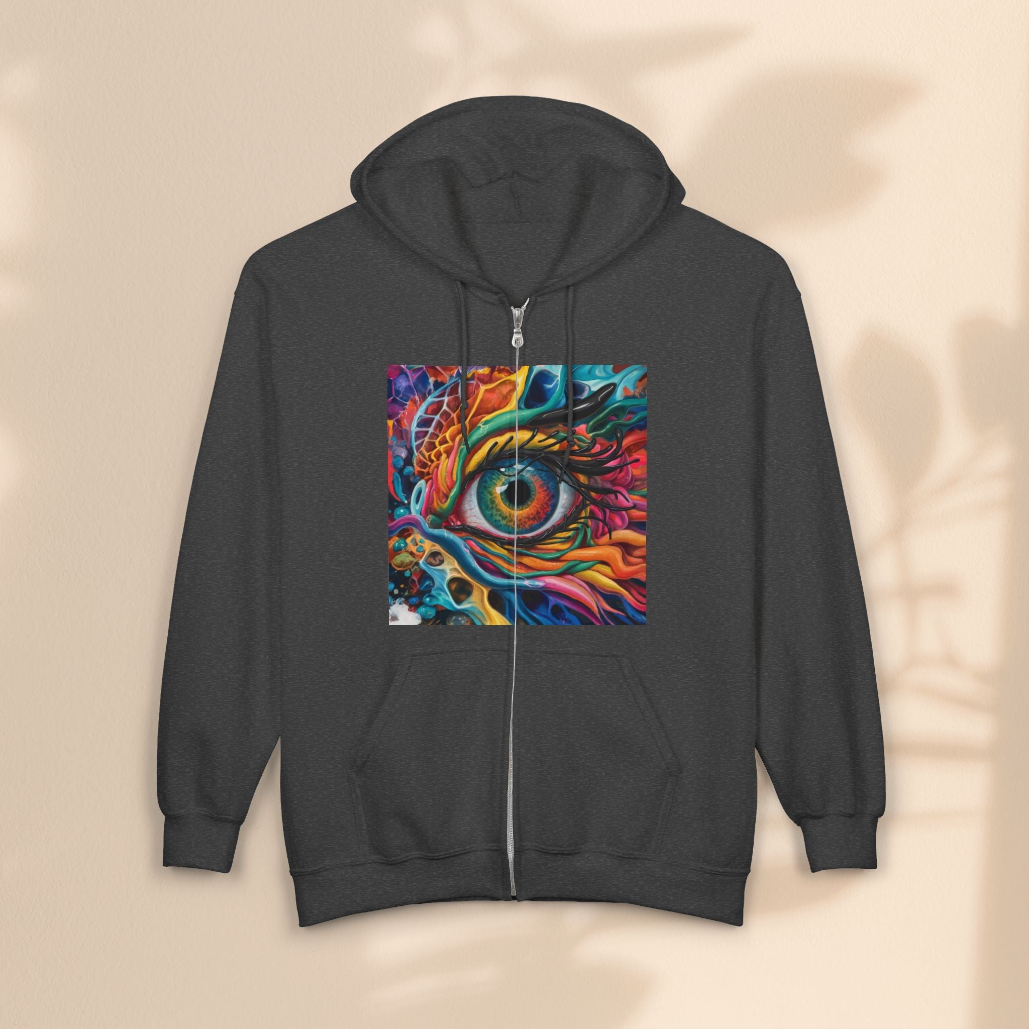 Dragon Eye - Unisex Heavy Blend™ Full Zip Hooded Sweatshirt
