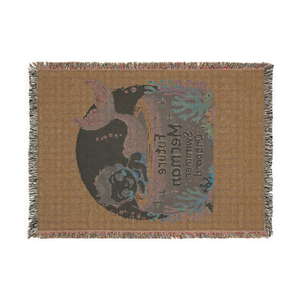 Cozy Future Merman Woven Blanket