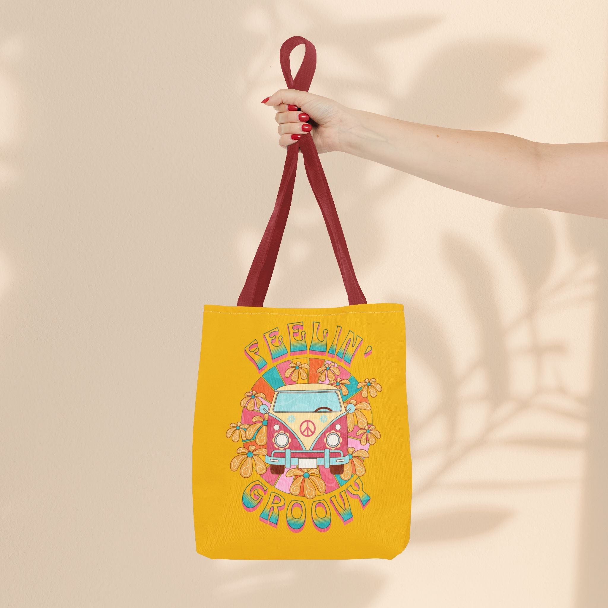 Feeling Groovy Peace Tote Bag