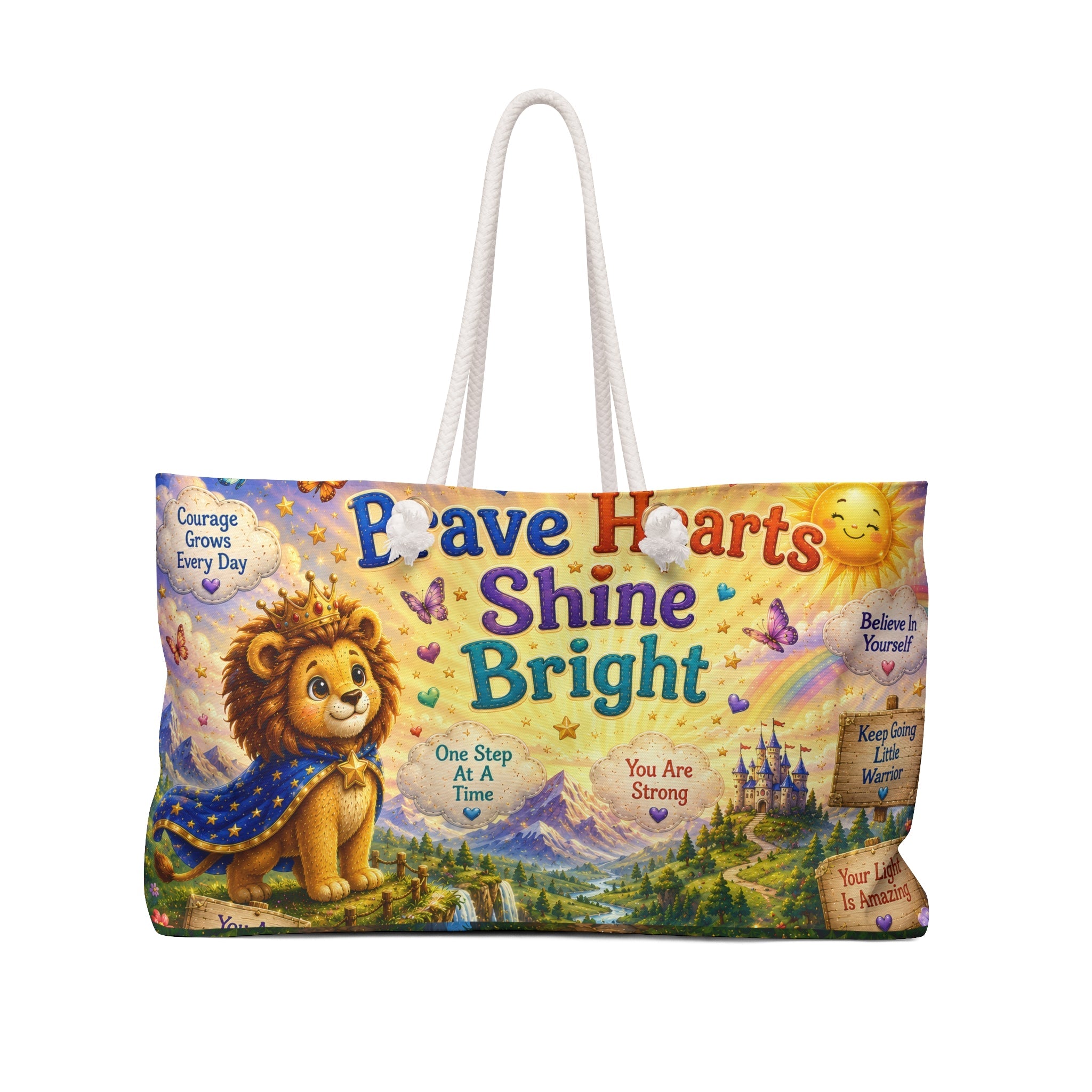 Brave Hearts Shine Bright Weekender Bag — Brave Buddies