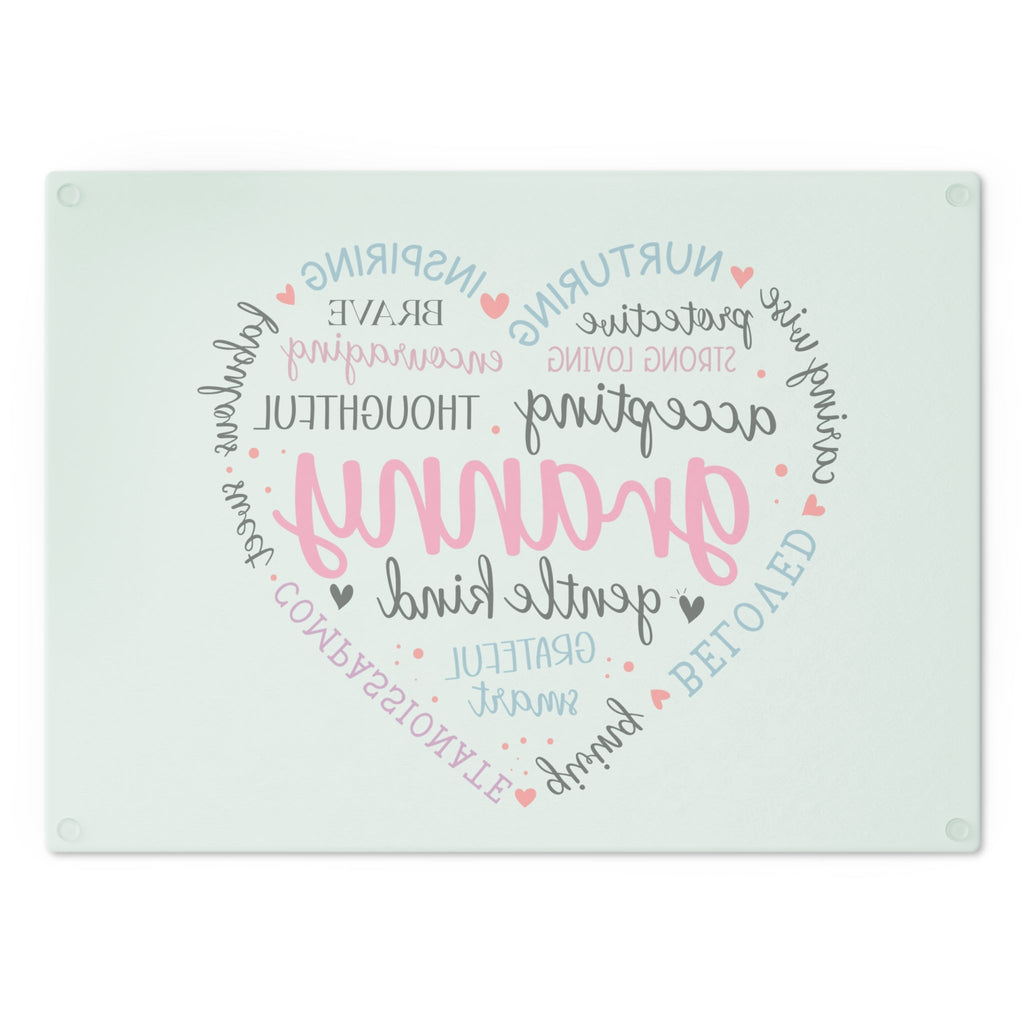 Heartfelt Granny Cutting Board - Inspirational Gift for Grandmothers