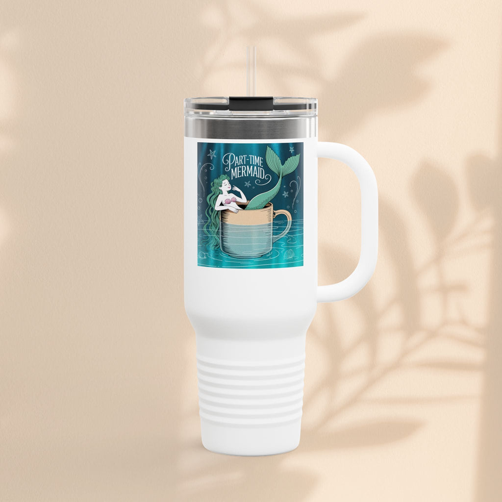 Charming Mermaid Insulated Travel Mug, 40oz - Perfect for Road Trips, Beach Days, and Gifts for Ocean Lovers, Travel Mug, Unique [...]