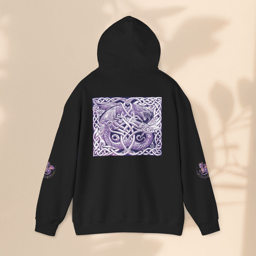 Celtic Dragon Hoodie, Gift for Fantasy Lovers