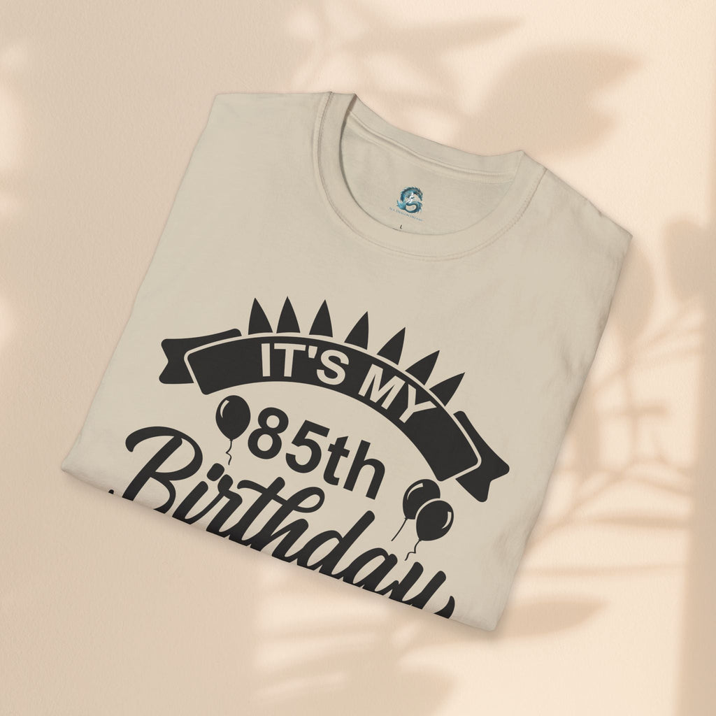 85th Birthday Celebration T-Shirt, Unisex Softstyle Tee for 85th Birthday, Milestone Birthday Gift, Birthday Party Outfit, Cute [...]