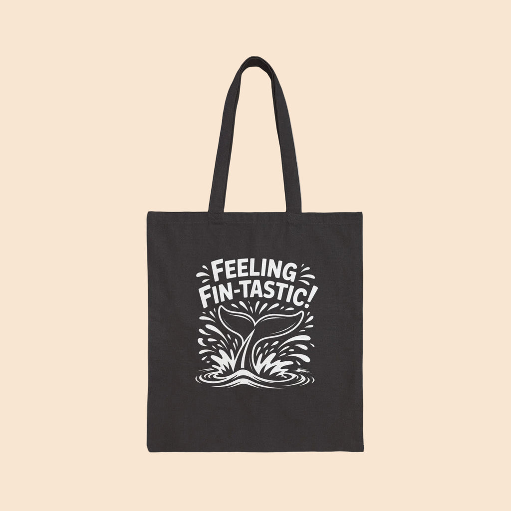 Feeling Fintastic Cotton Canvas Tote Bag