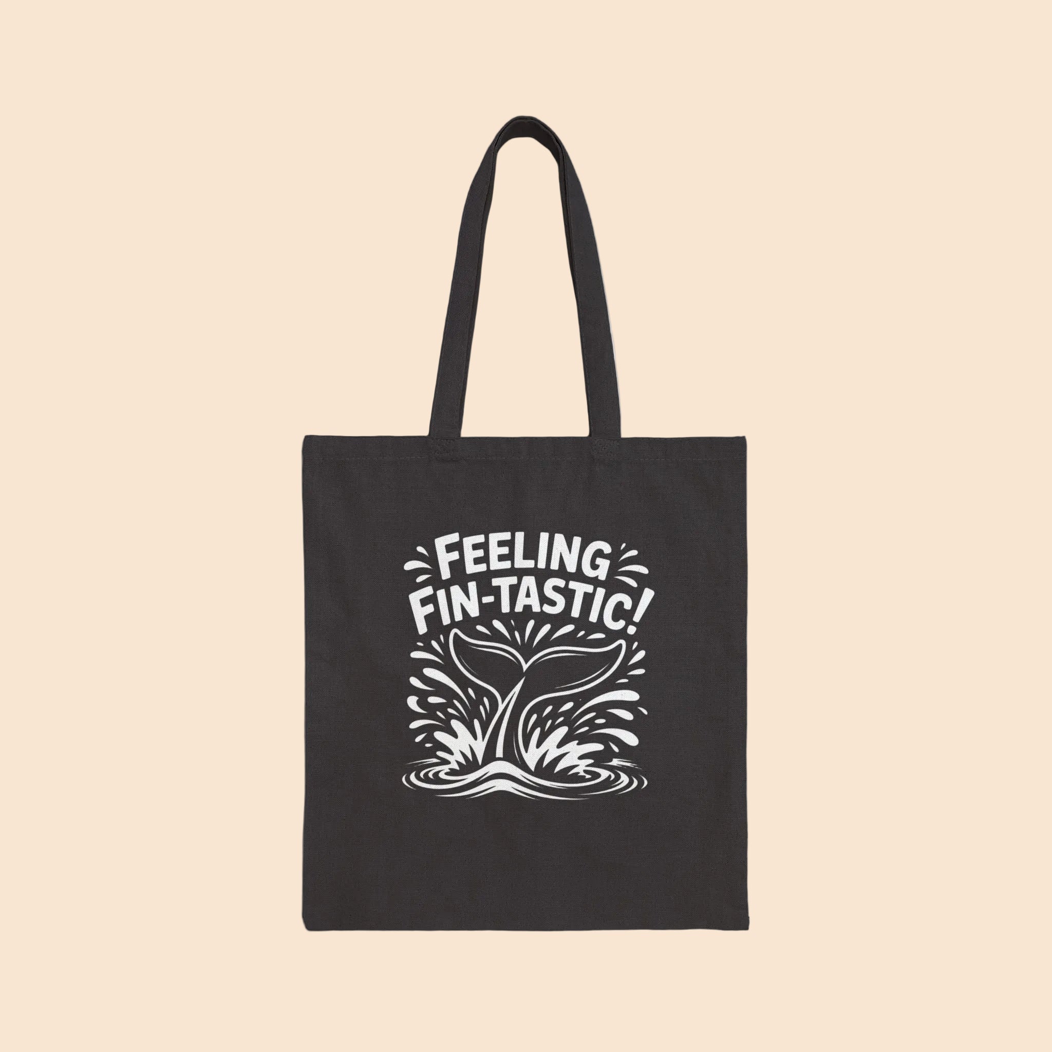 Feeling Fintastic Cotton Canvas Tote Bag