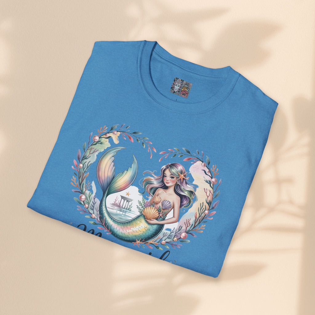 Maid of Honor Mermaid T-Shirt, Ocean Lover Tee, Beach Party Outfit, Gift for Sea Enthusiasts, Mermaid wedding tee