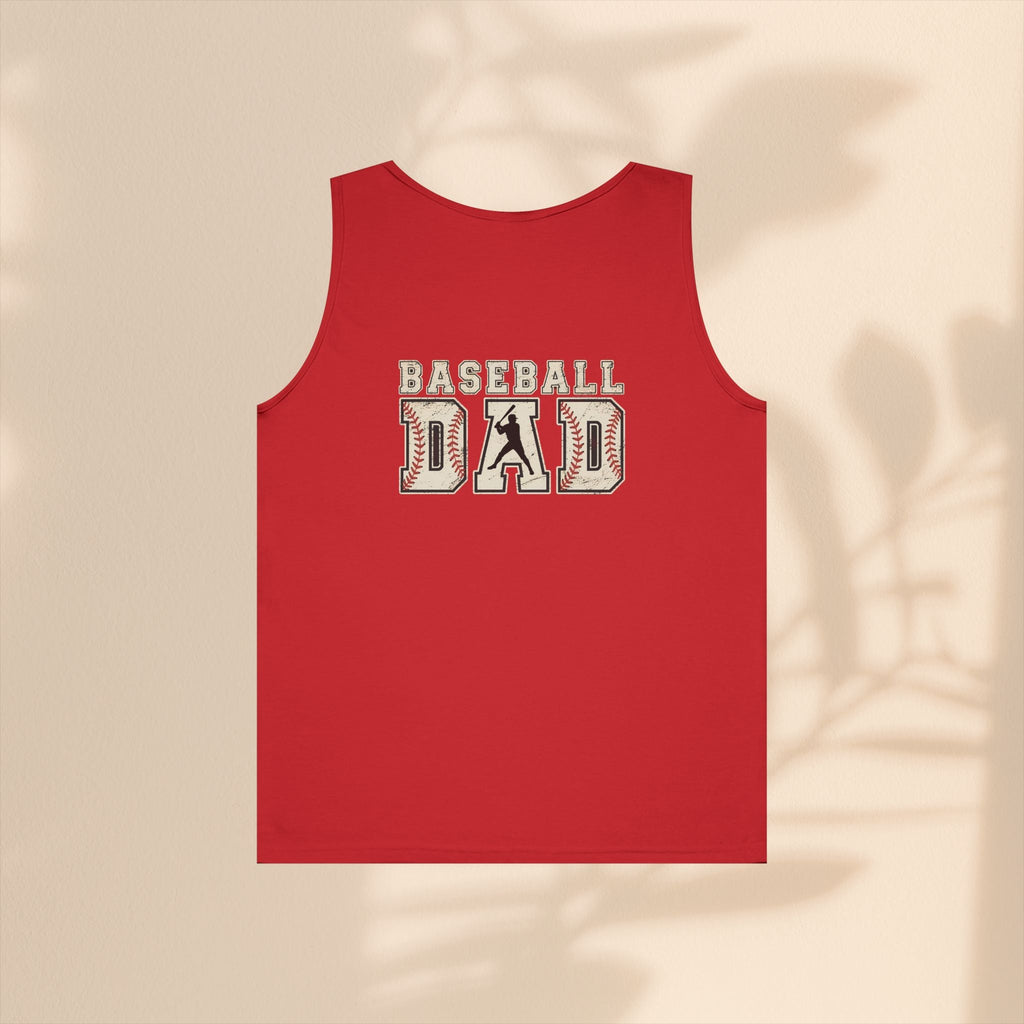 Baseball Dad Tank Top | Men’s Cotton Tank for Game Day & BBQ