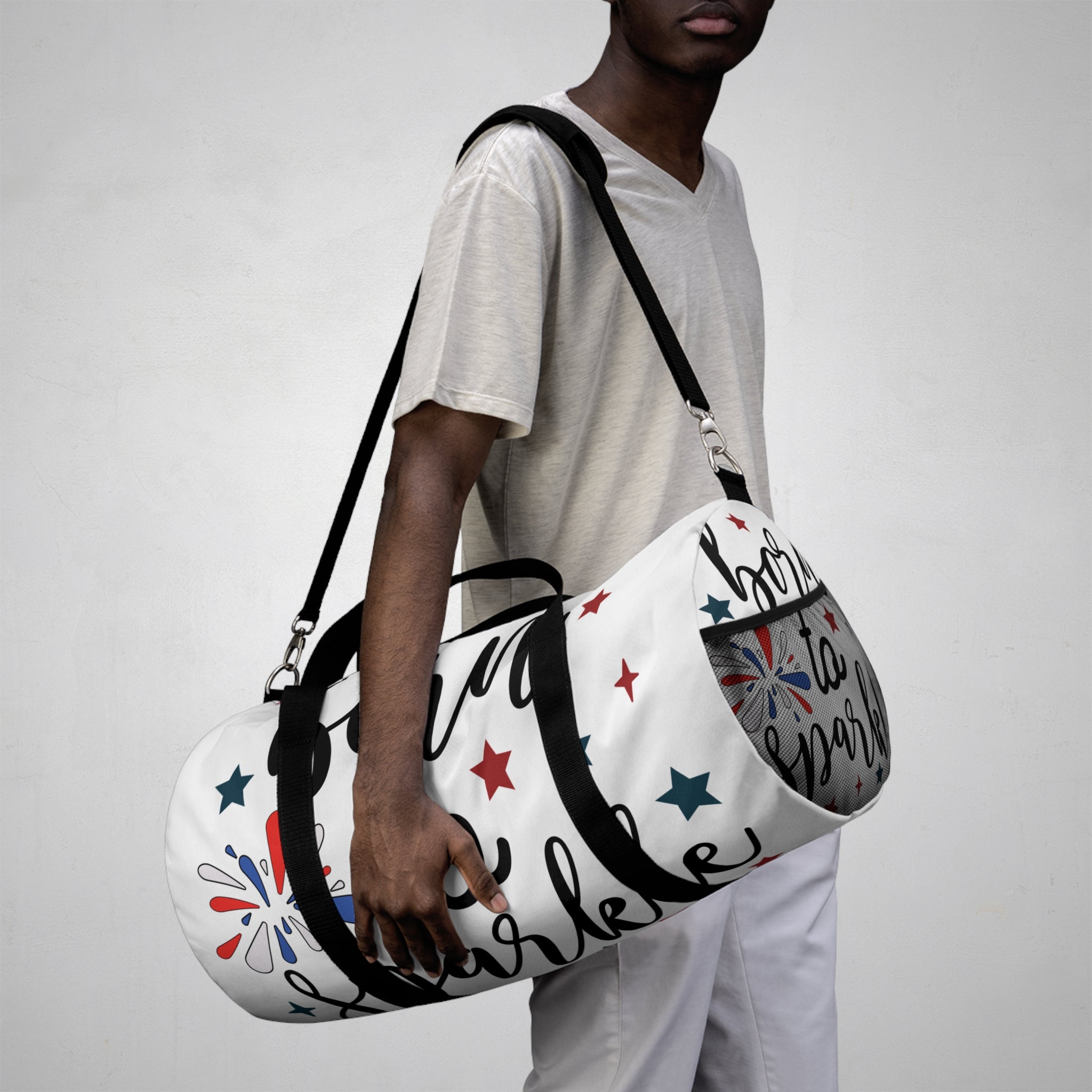Born to Sparkle Duffel Bag – Stylish Gym and Travel Bag