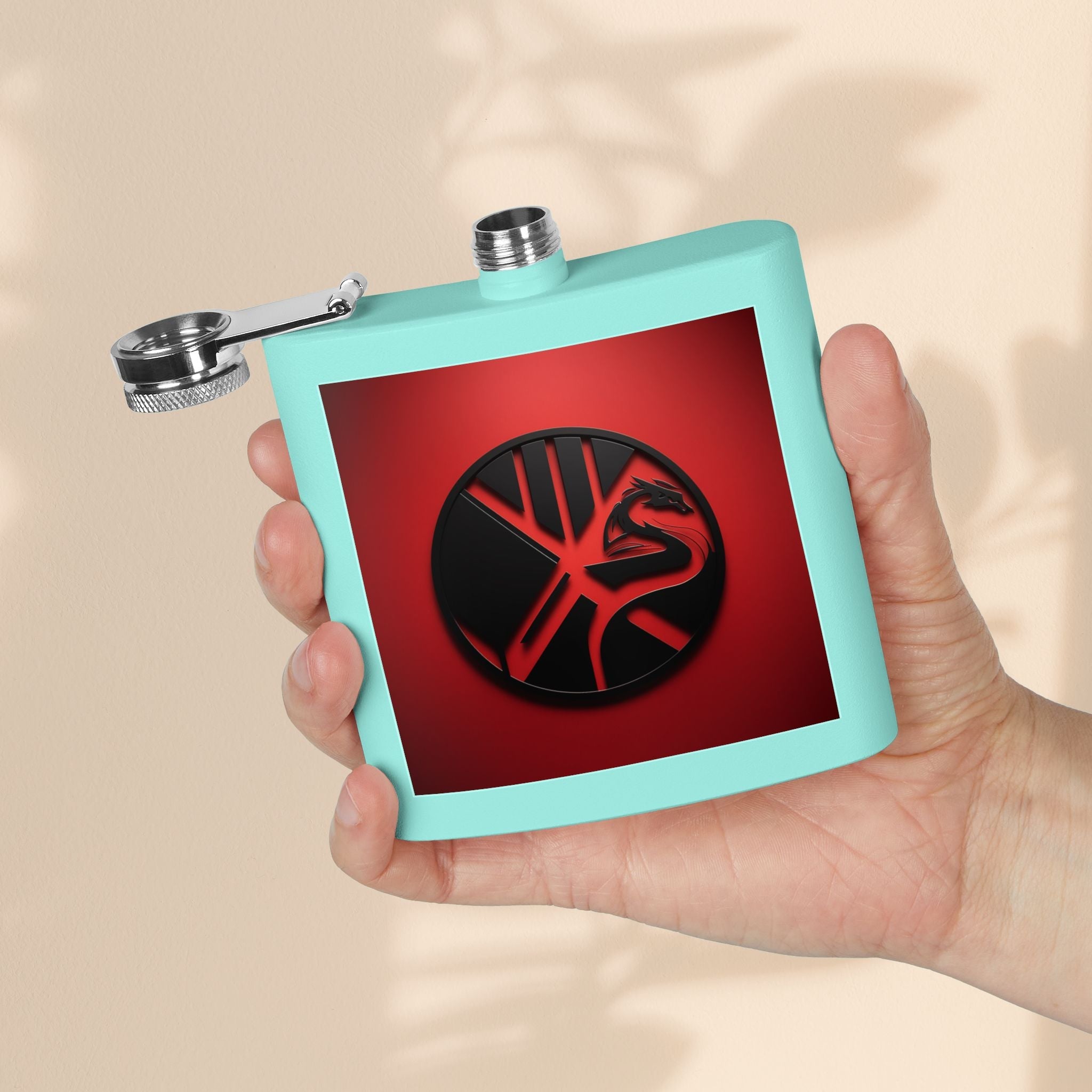Dragon Stainless Steel Flask 6oz – Gift for Adventurers