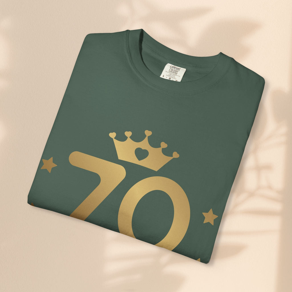 70 and Fabulous Unisex Garment-Dyed T-shirt | Birthday Celebration Tee, Gift for 70th Birthday, Vintage Style Shirt, Fun Party Wear, [...]