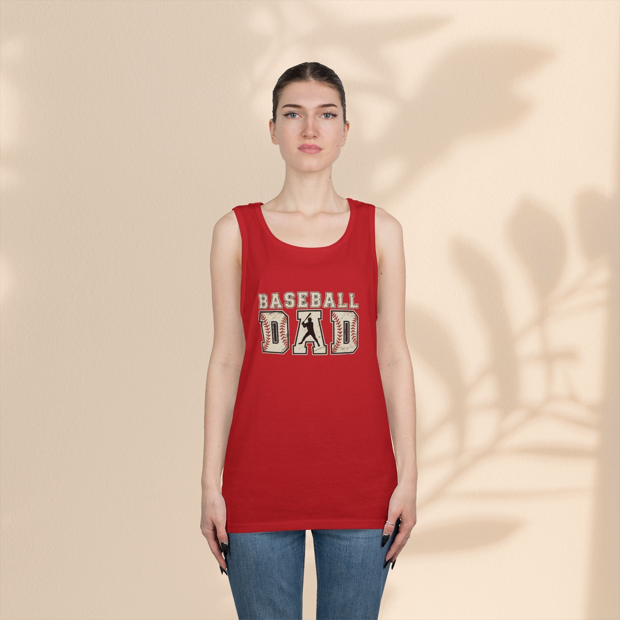 Baseball Dad Tank Top | Men’s Cotton Tank for Game Day & BBQ