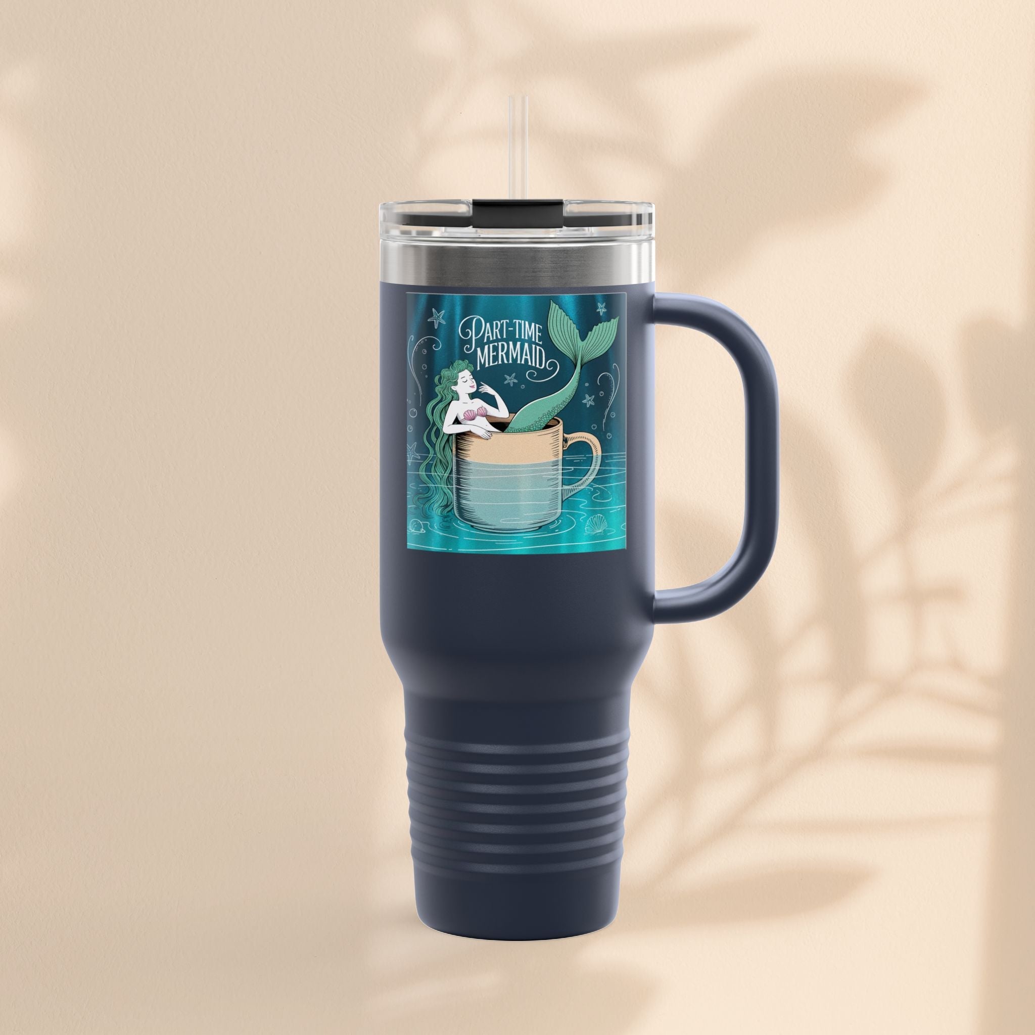 Charming Mermaid Insulated Travel Mug, 40oz - Perfect for Road Trips, Beach Days, and Gifts for Ocean Lovers, Travel Mug, Unique [...]