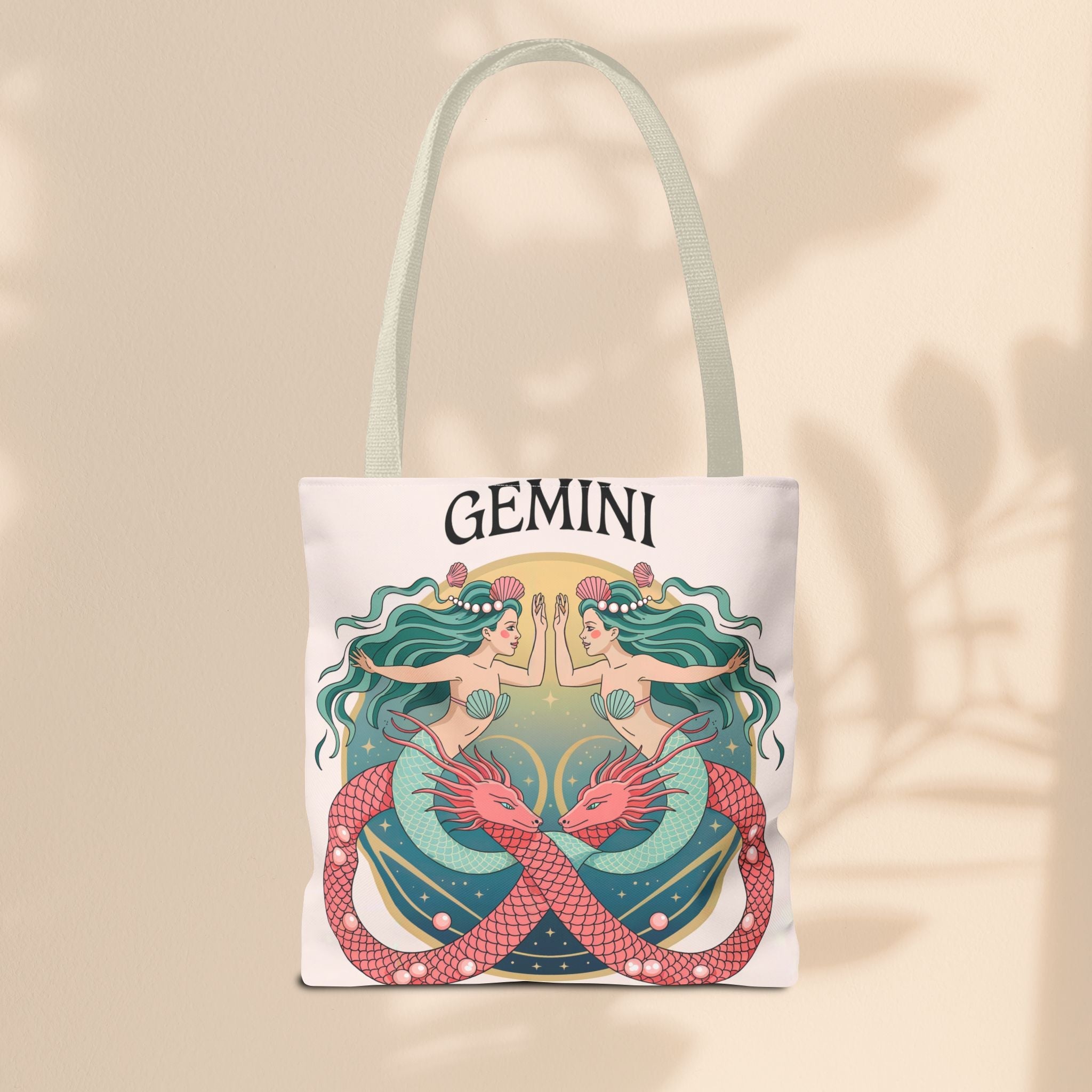 Gemini Zodiac Tote Bag, Astrological Bag, Personalized Gift, Astrology Lover, Horoscope Accessory, Birthday Present