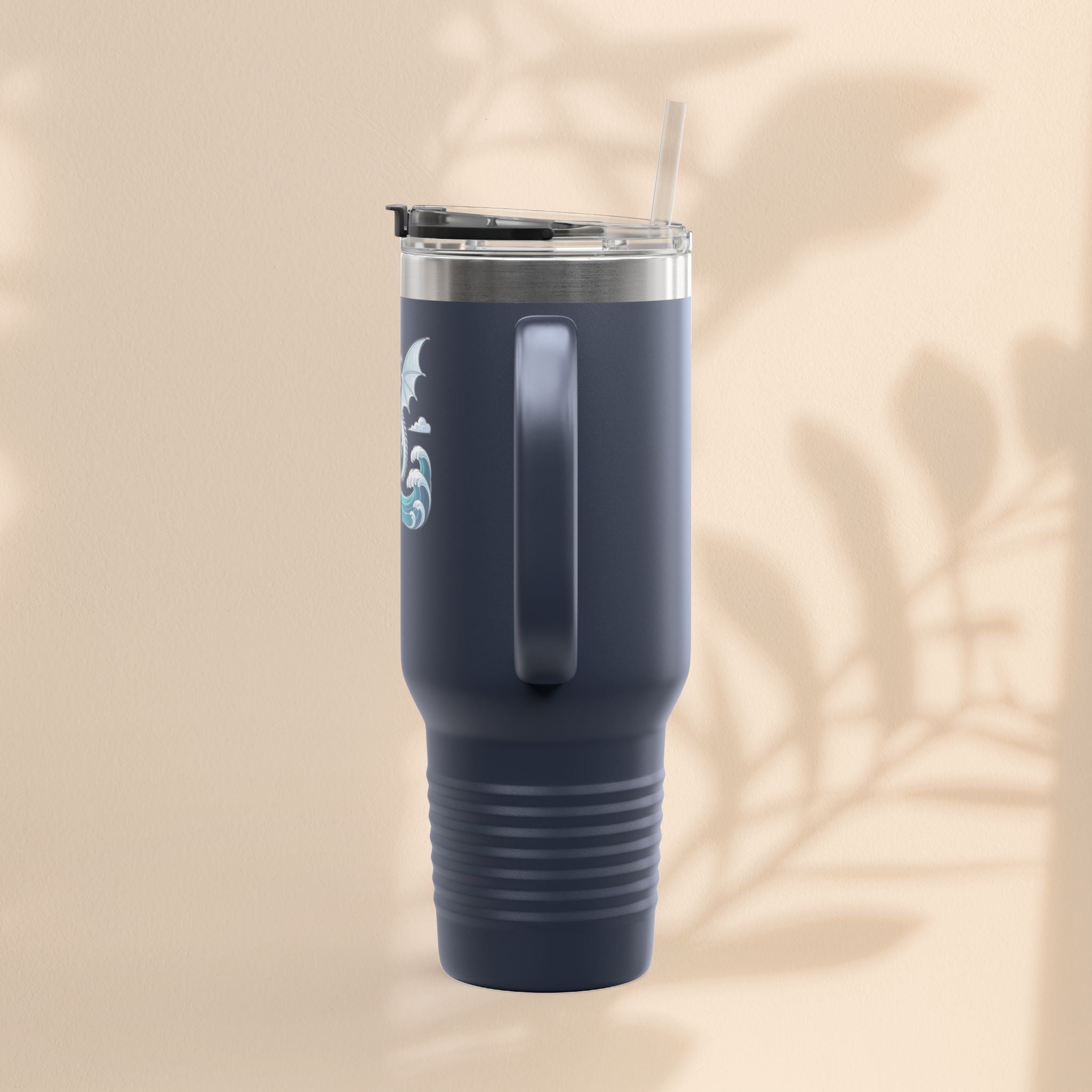 Dragon Insulated Travel Mug - Perfect for Adventure Lovers, Camping, Road Trips, Gifts for Friends, Motivational Designs