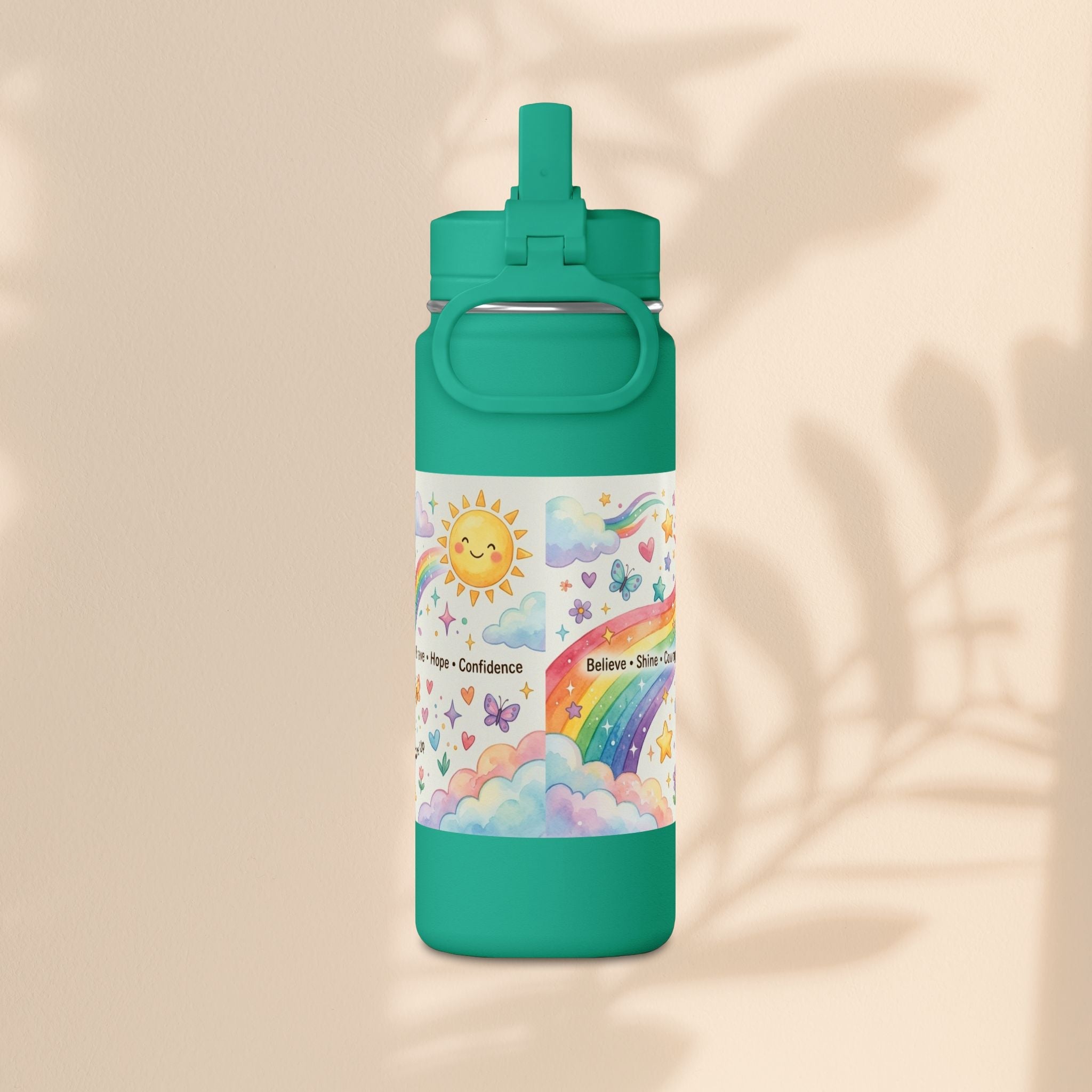 Lucky Leopard Kids Water Bottle | Brave Buddies™