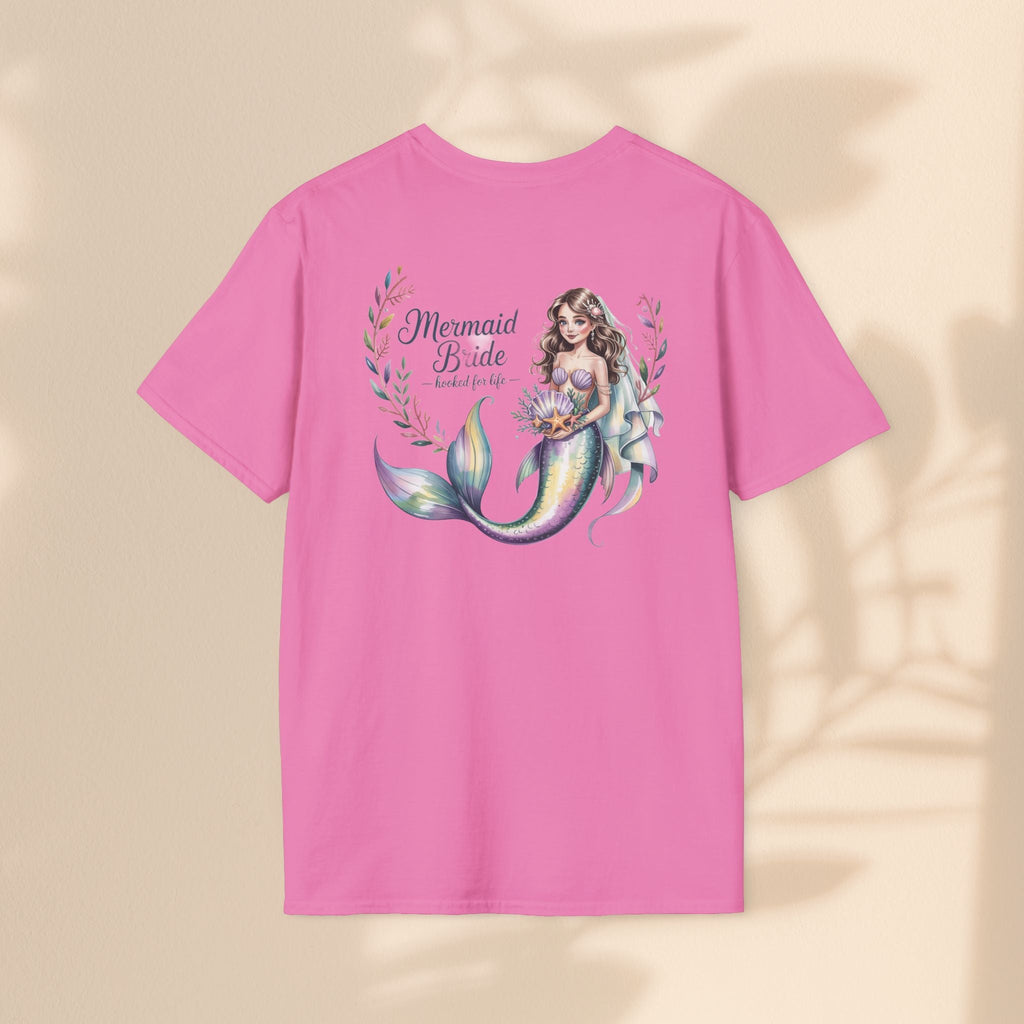 Mermaid Bride T-Shirt, Bridal Party Shirt, Destination Wedding Attire, Beach Wedding Gift, Under the Sea Themed Shirt