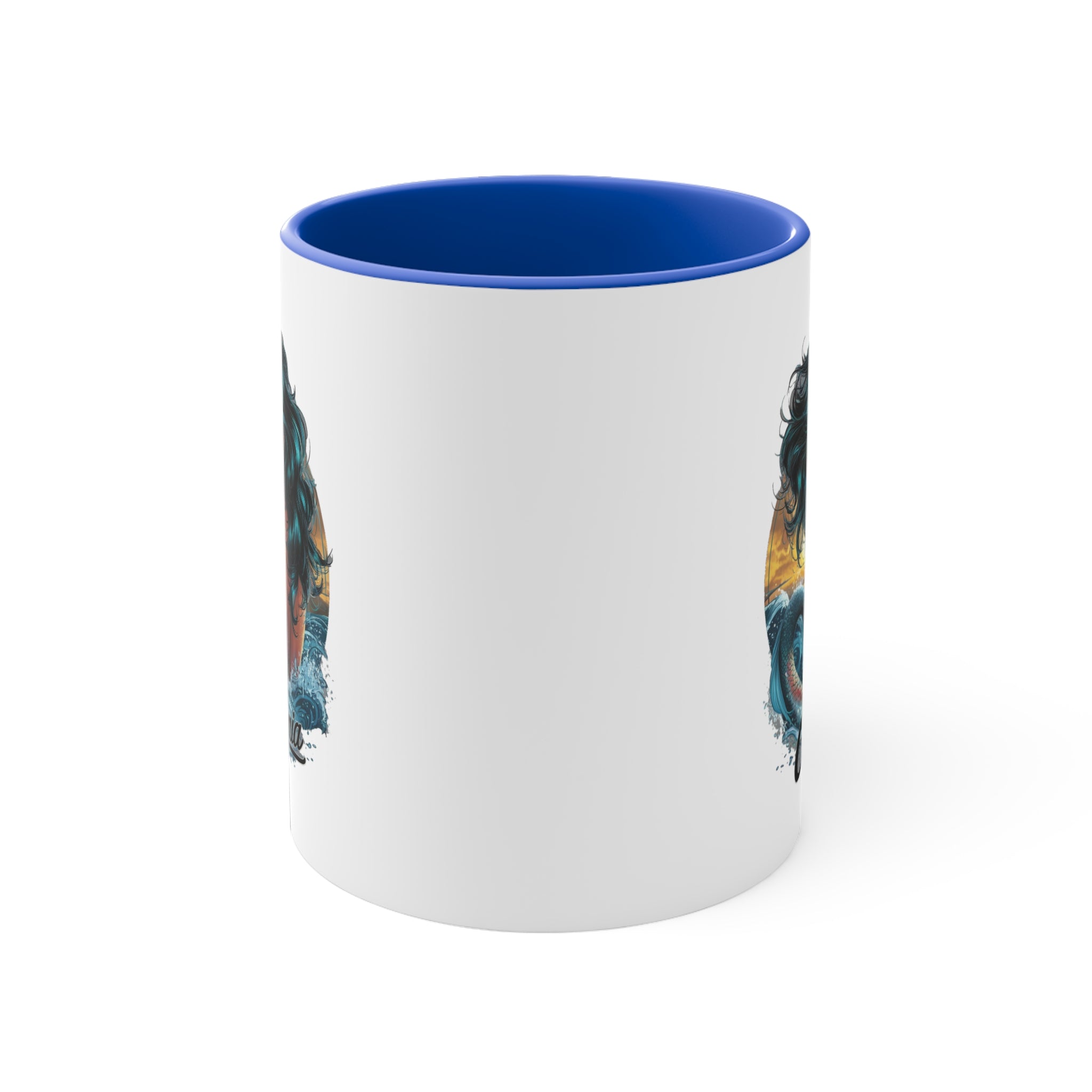 California Mermaid 11oz Accent Mug – Coastal Coffee Cup