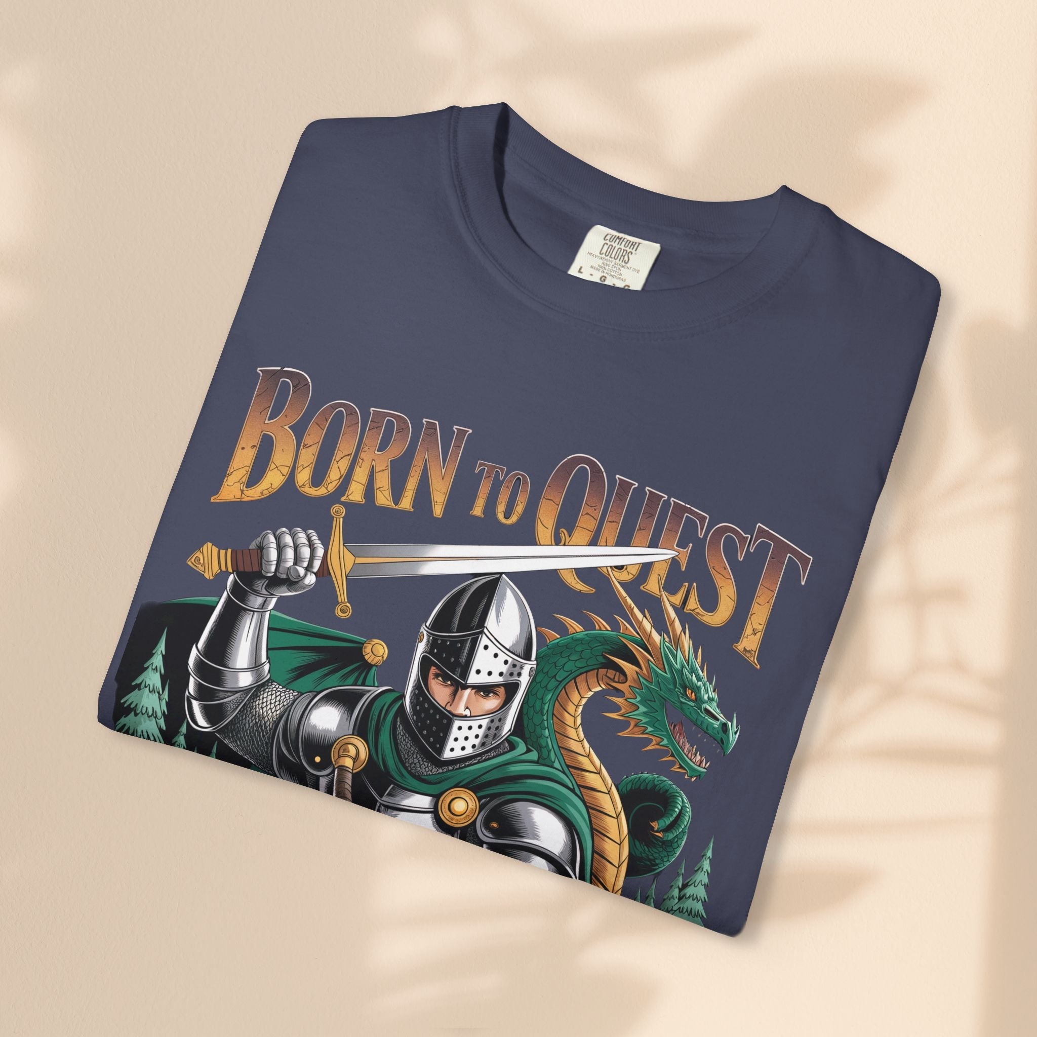 Born To Quest-Themed Unisex T-shirt, Adventure Shirt, Gamer Apparel, RPG Clothing, Fantasy Graphic Tee, Perfect Gift for Quest Lovers
