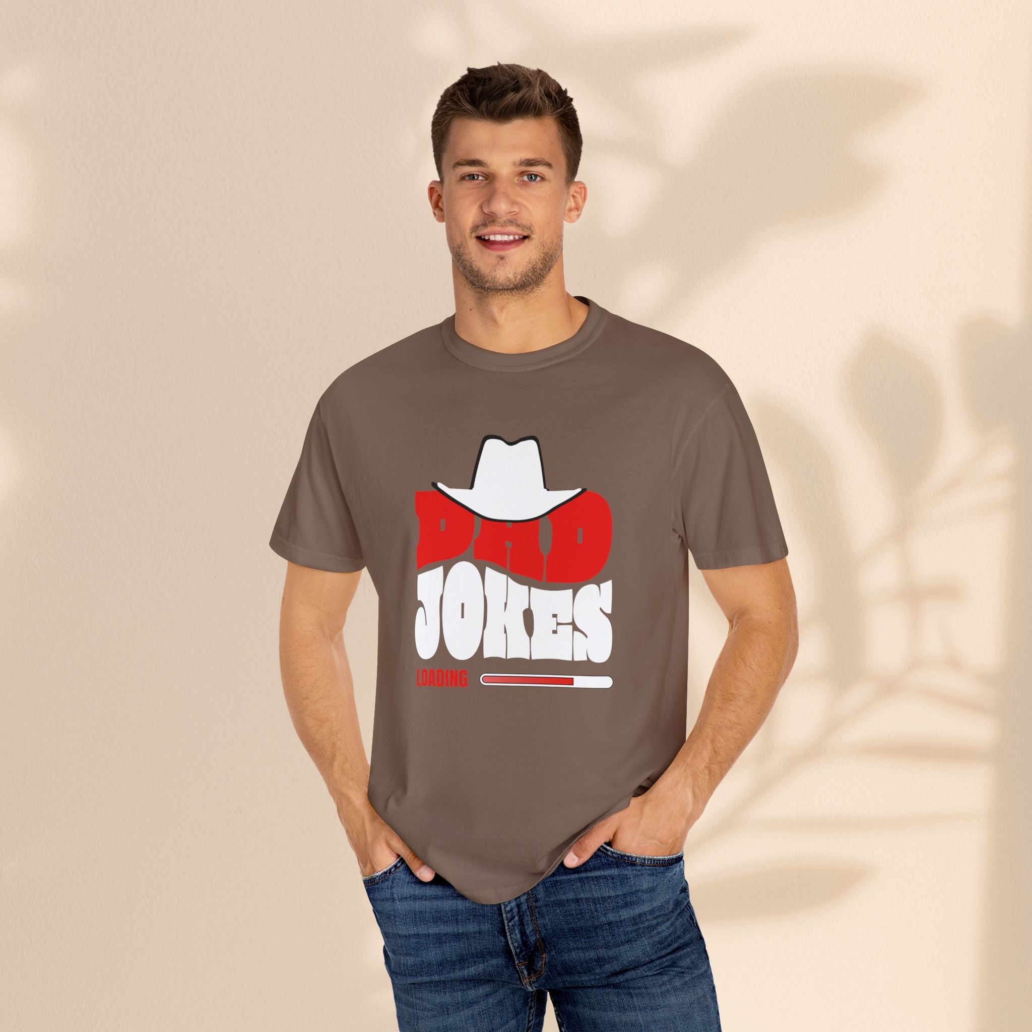 Funny Dad Jokes T-Shirt - Garment-Dyed Humor Tee