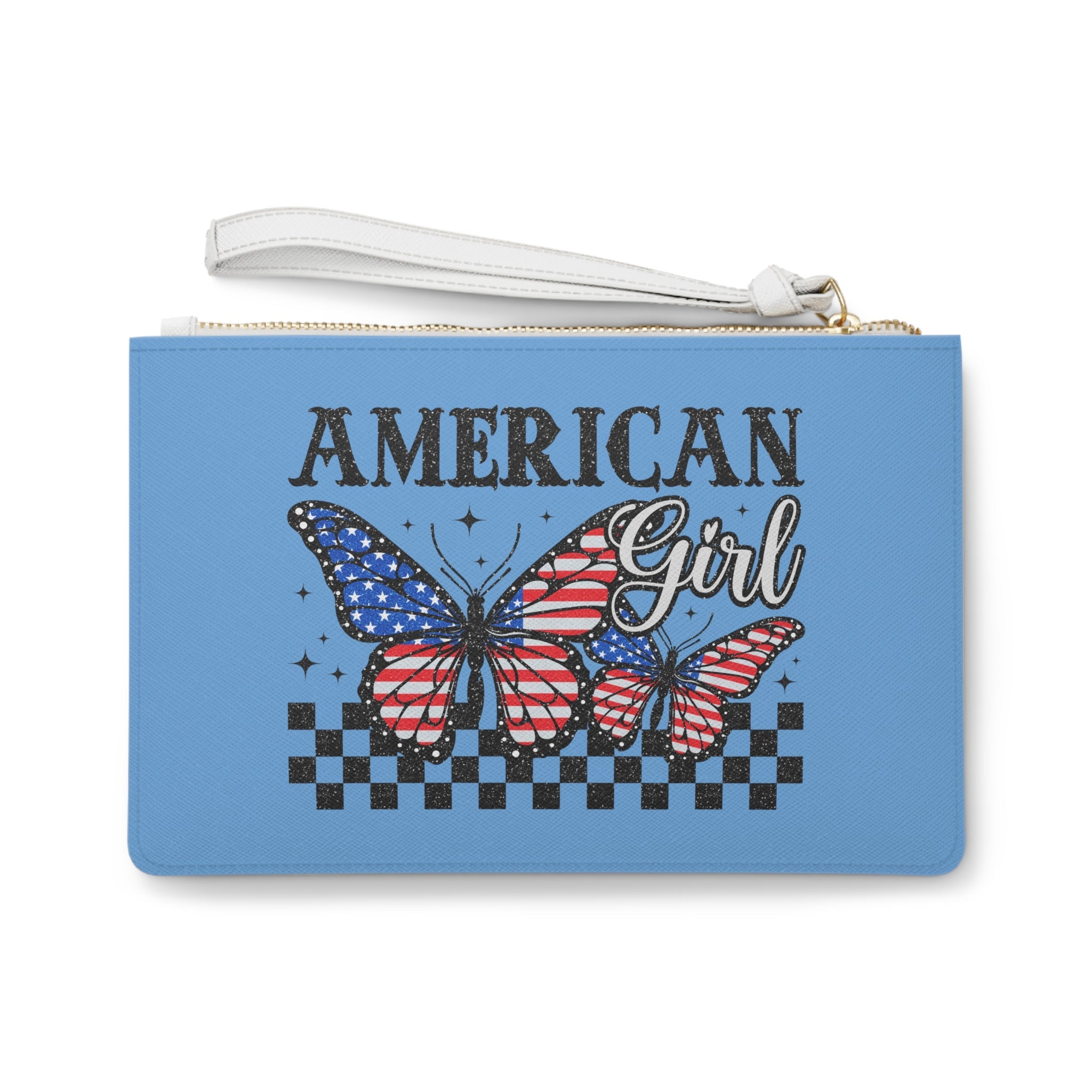 American Girl Butterfly Clutch Bag, Patriotic Purse