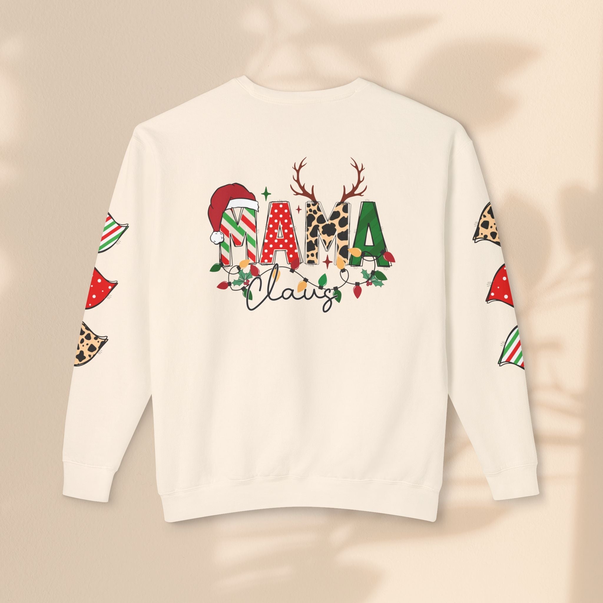 Mama Claus - Women's Lightweight Crewneck Sweatshirt