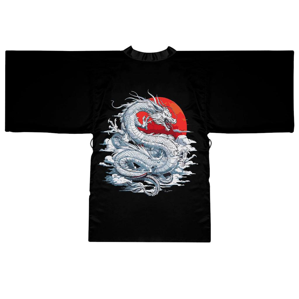 Long Sleeve Kimono Robe - Emperor Dragon