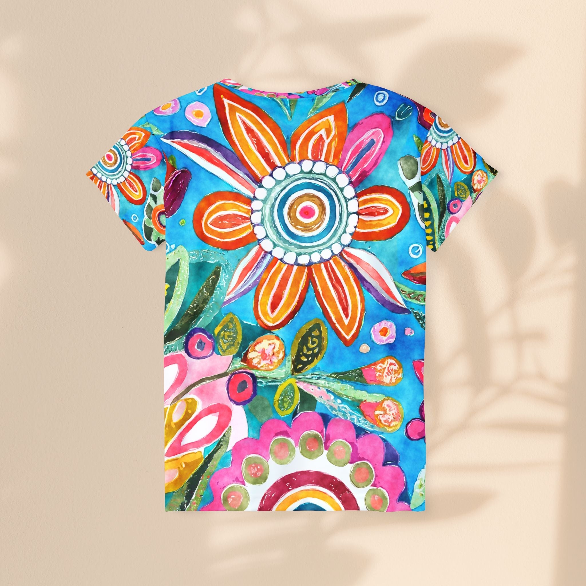 Colorful Floral Women's Sports Jersey