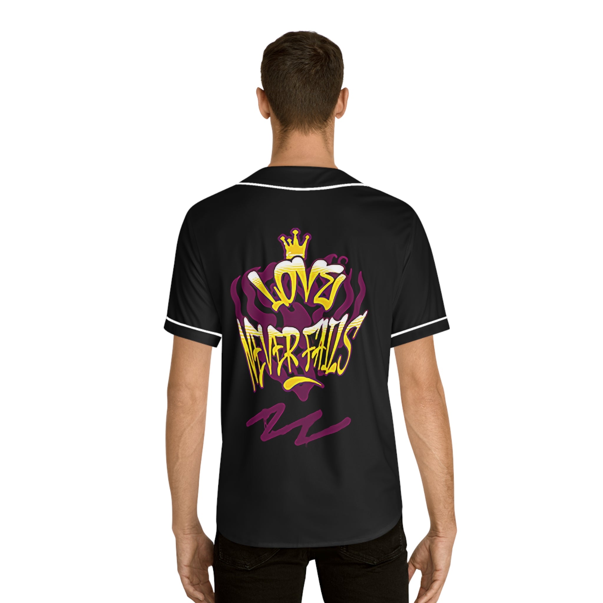 Men's Baseball Jersey  - Love Never Fails