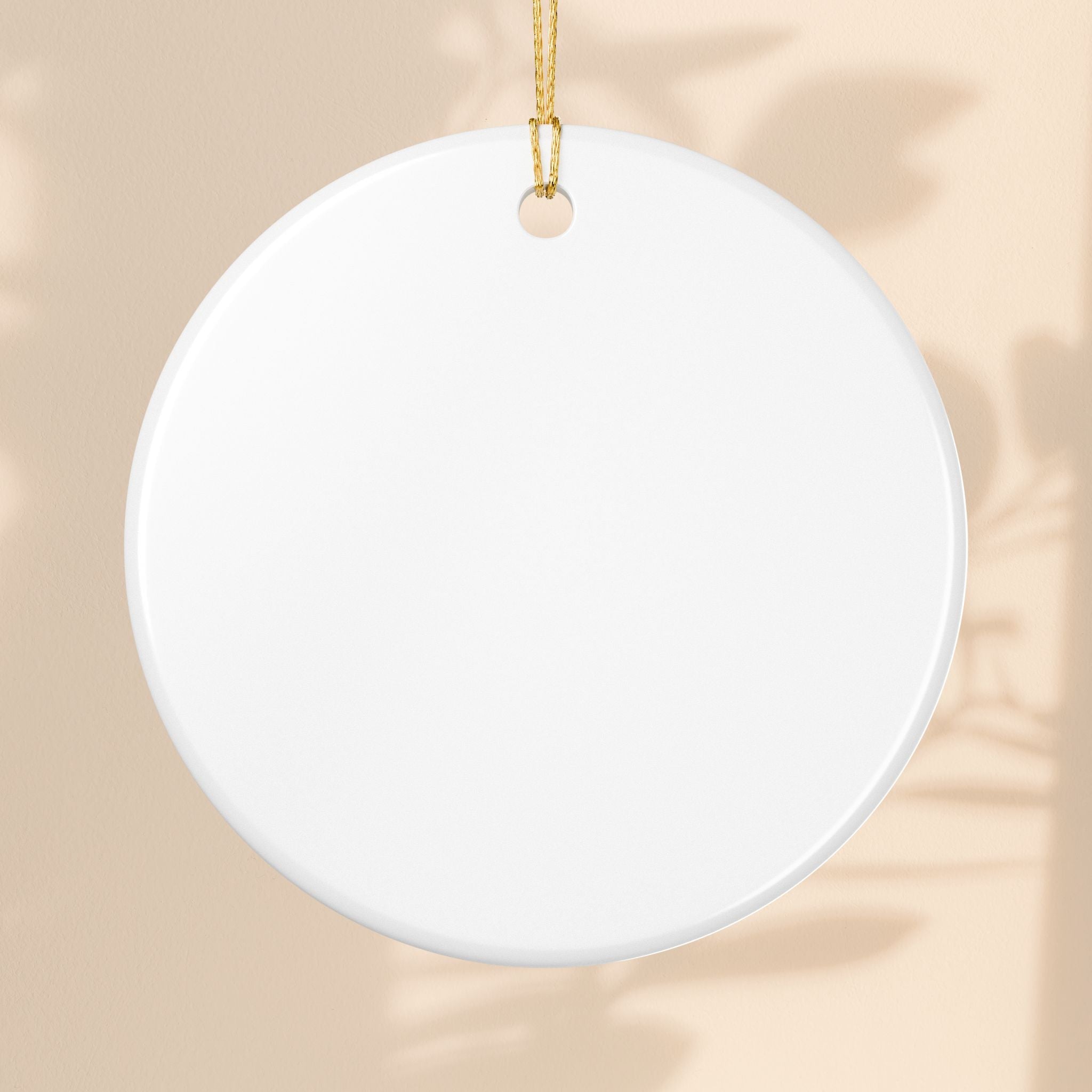 Joy To The World Ceramic Ornament – Religious Christmas Tree Decoration & Holiday Keepsake