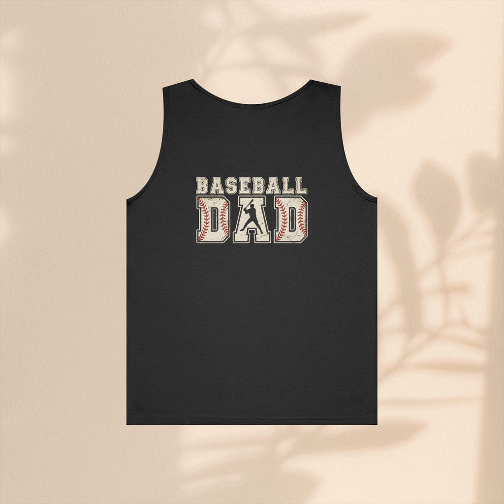Baseball Dad Tank Top | Men’s Cotton Tank for Game Day & BBQ