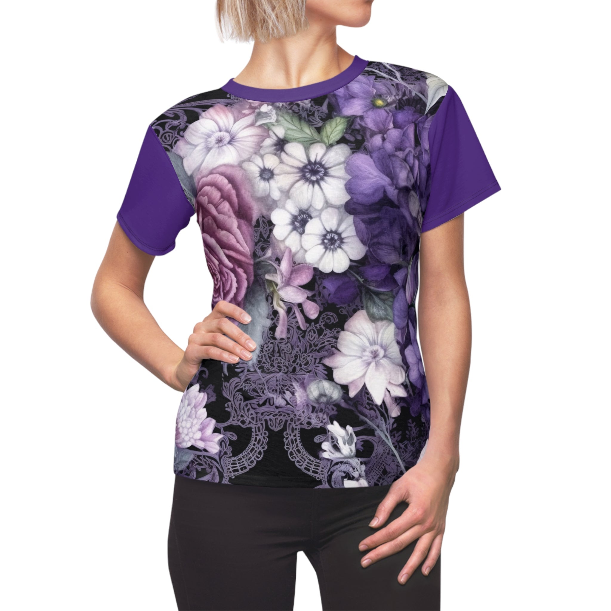 Floral Purple Women's Tee