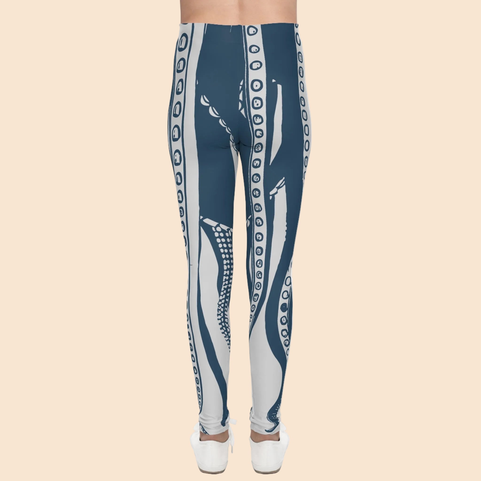 Downward Octopus Youth Leggings
