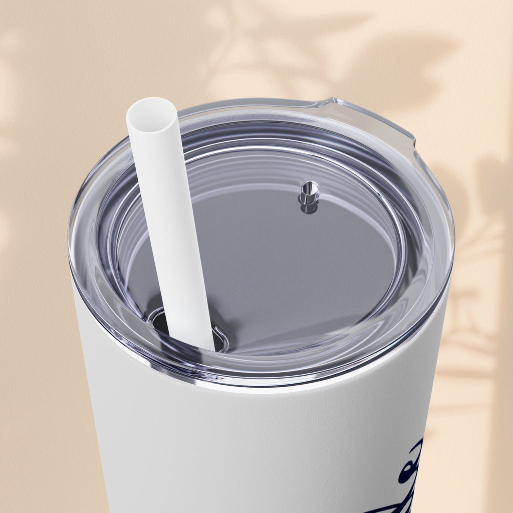 Elegant Floral Bride Tumbler, Bridal Party Favor 20oz Travel Cup, Engagement Celebration