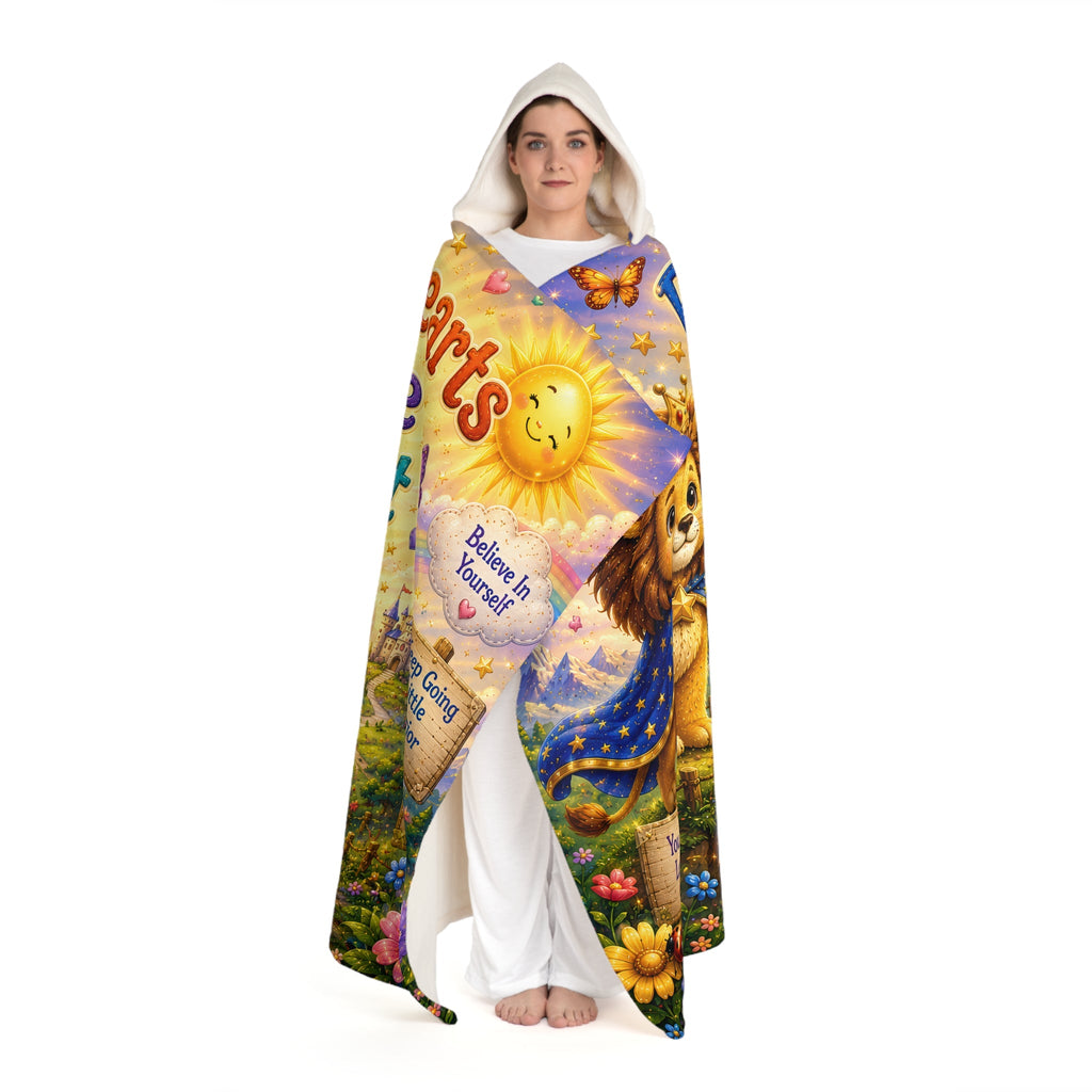 Brave Buddies™ Brave Heart Hooded Sherpa Fleece Blanket