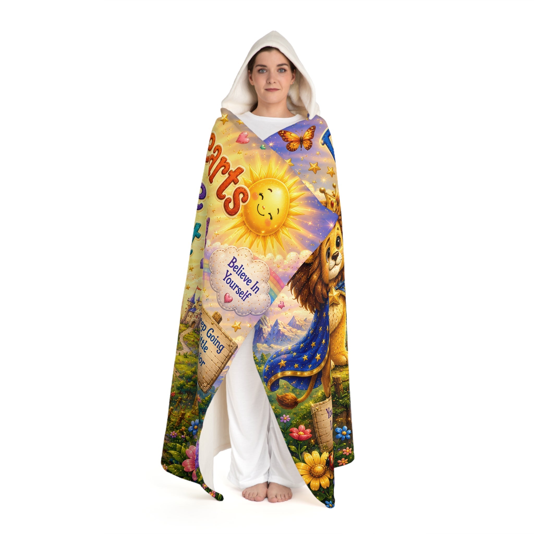 Brave Buddies™ Brave Heart Hooded Sherpa Fleece Blanket