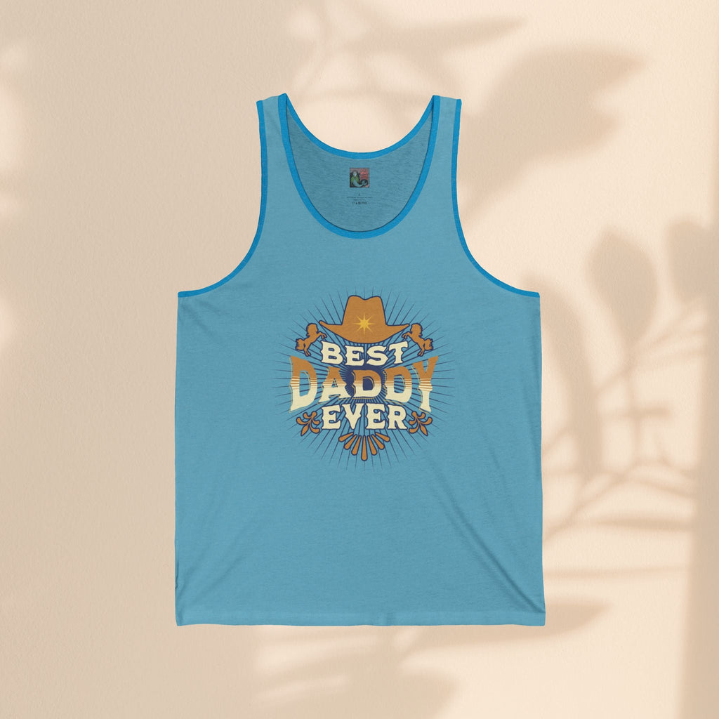 Best Daddy Ever Jersey Tank | Father’s Day Gift for Dad