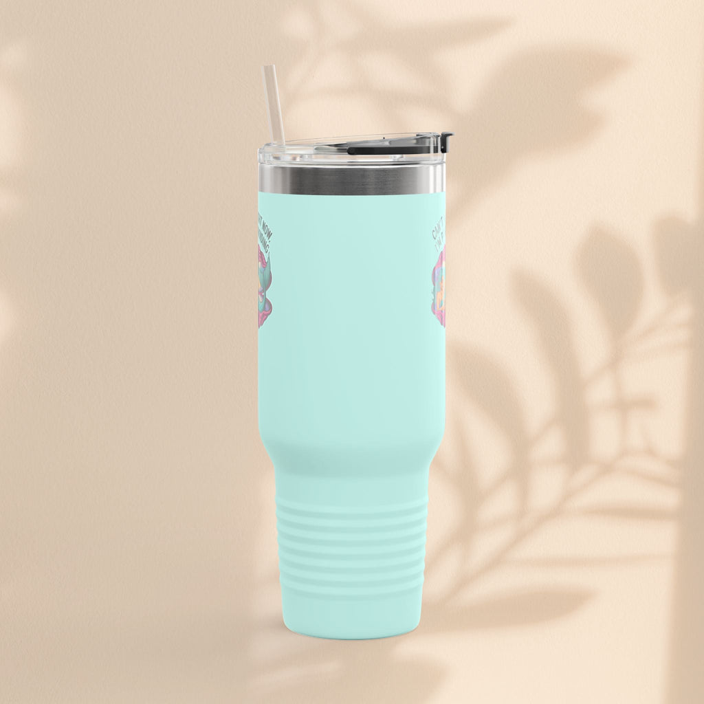 Fun Insulated Travel Mug for Introverts, 40oz People Avoiding Tumbler