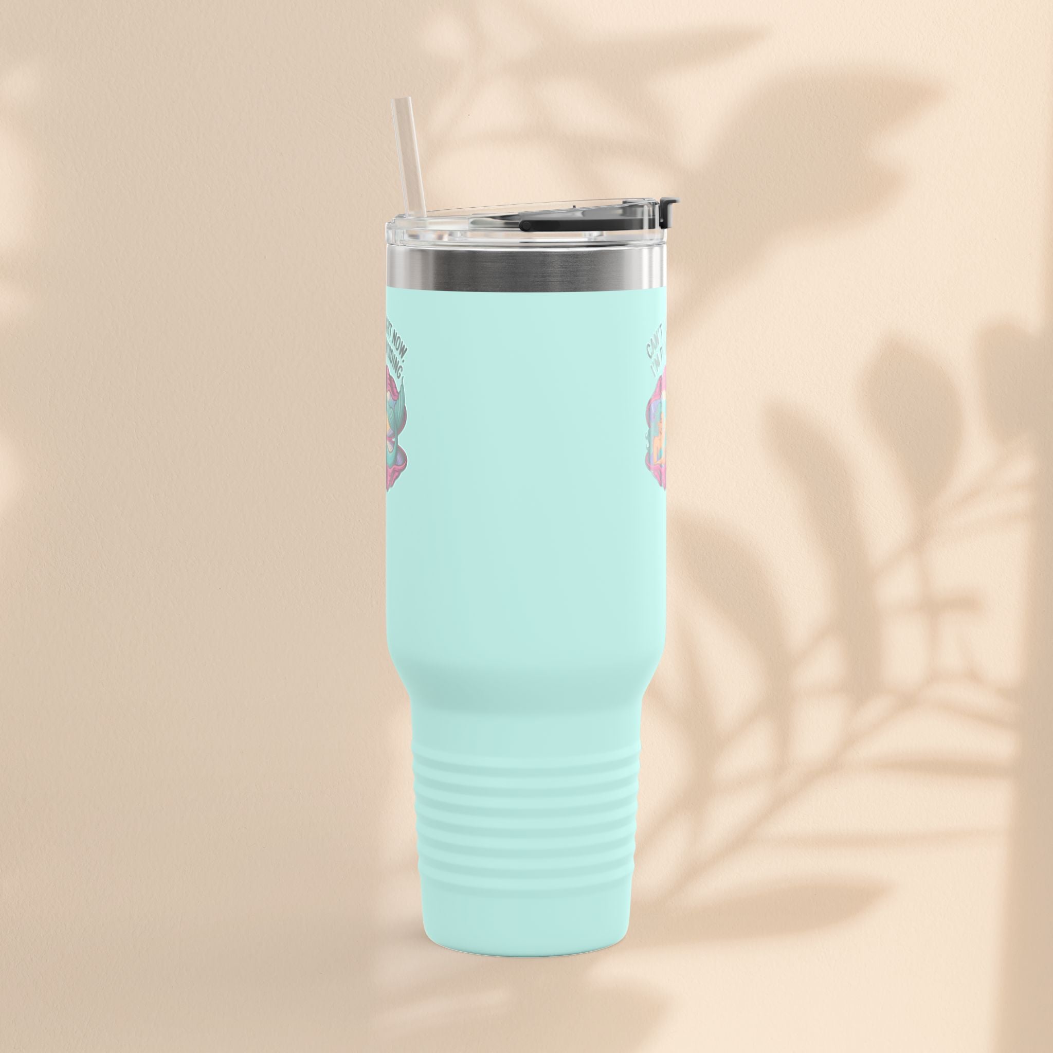 Fun Insulated Travel Mug for Introverts, 40oz People Avoiding Tumbler
