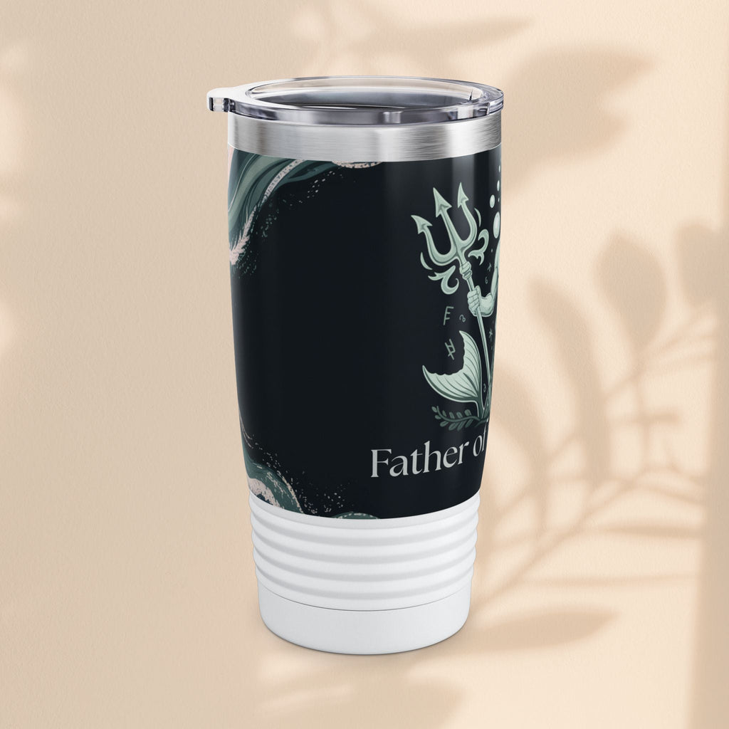 Mermaid-Themed Tumbler - Father of the Groom, Wedding Gift, Nautical Decor, Personalized Travel Mug, Ocean Lover Gift